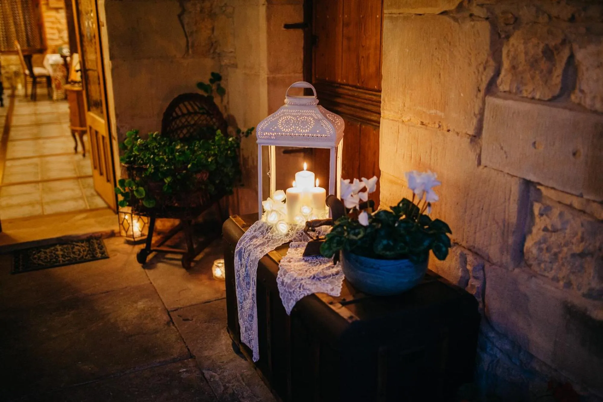 Decorative detail in Posada La Cotía