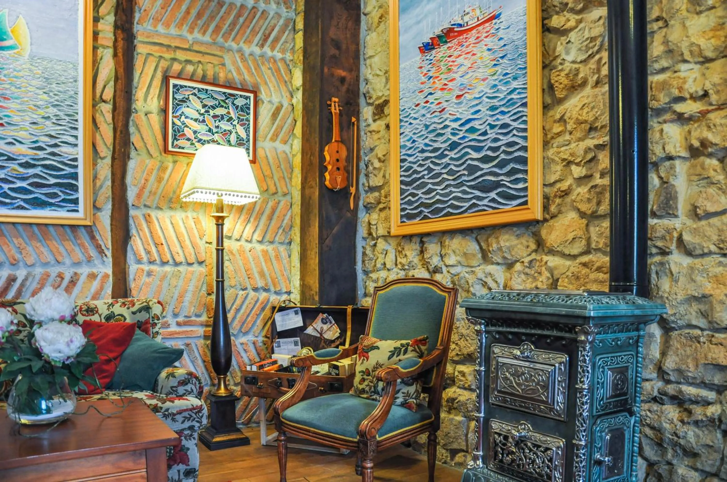 Lounge or bar in Posada La Cotía