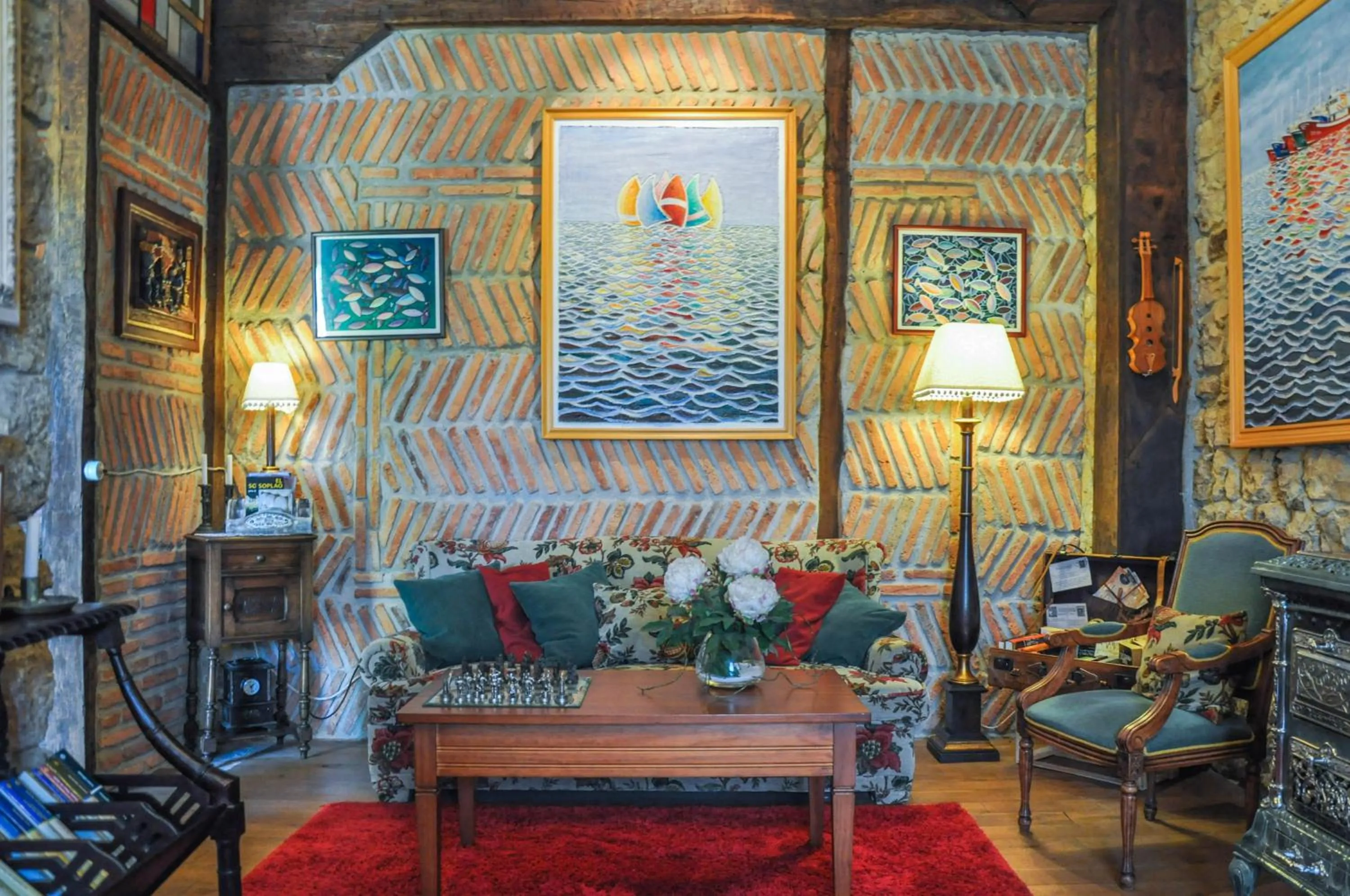 Lounge or bar in Posada La Cotía