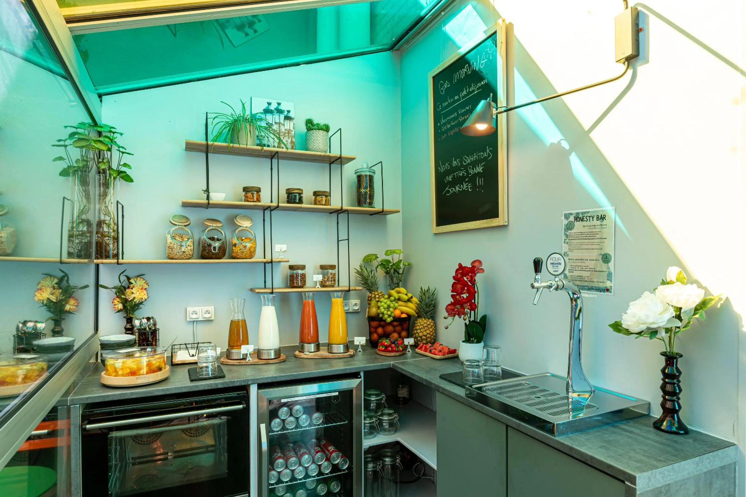 Buffet breakfast in Hotel Alpha Paris Eiffel by Patrick Hayat