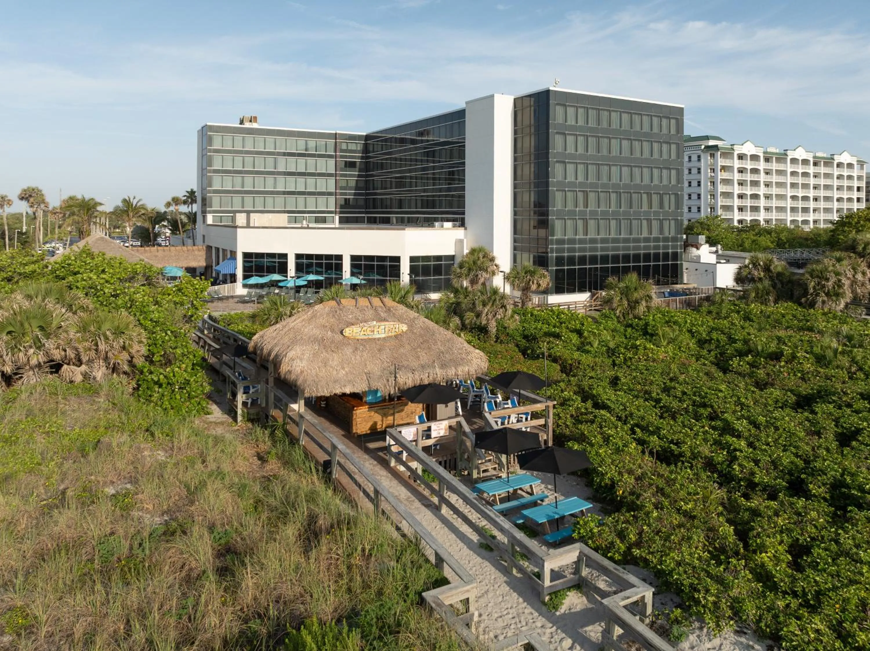Property building in Hilton Cocoa Beach Oceanfront