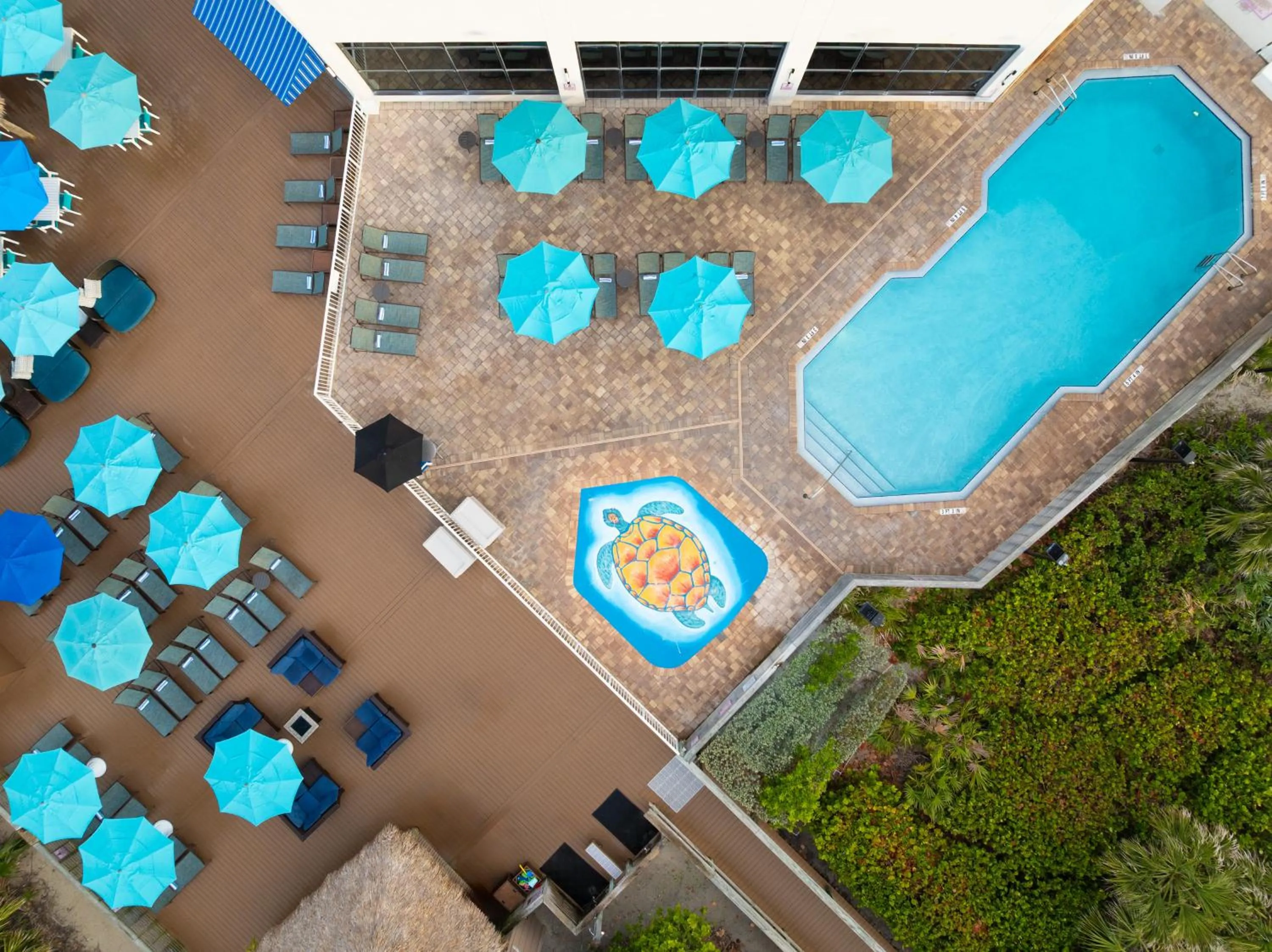 Swimming pool in Hilton Cocoa Beach Oceanfront
