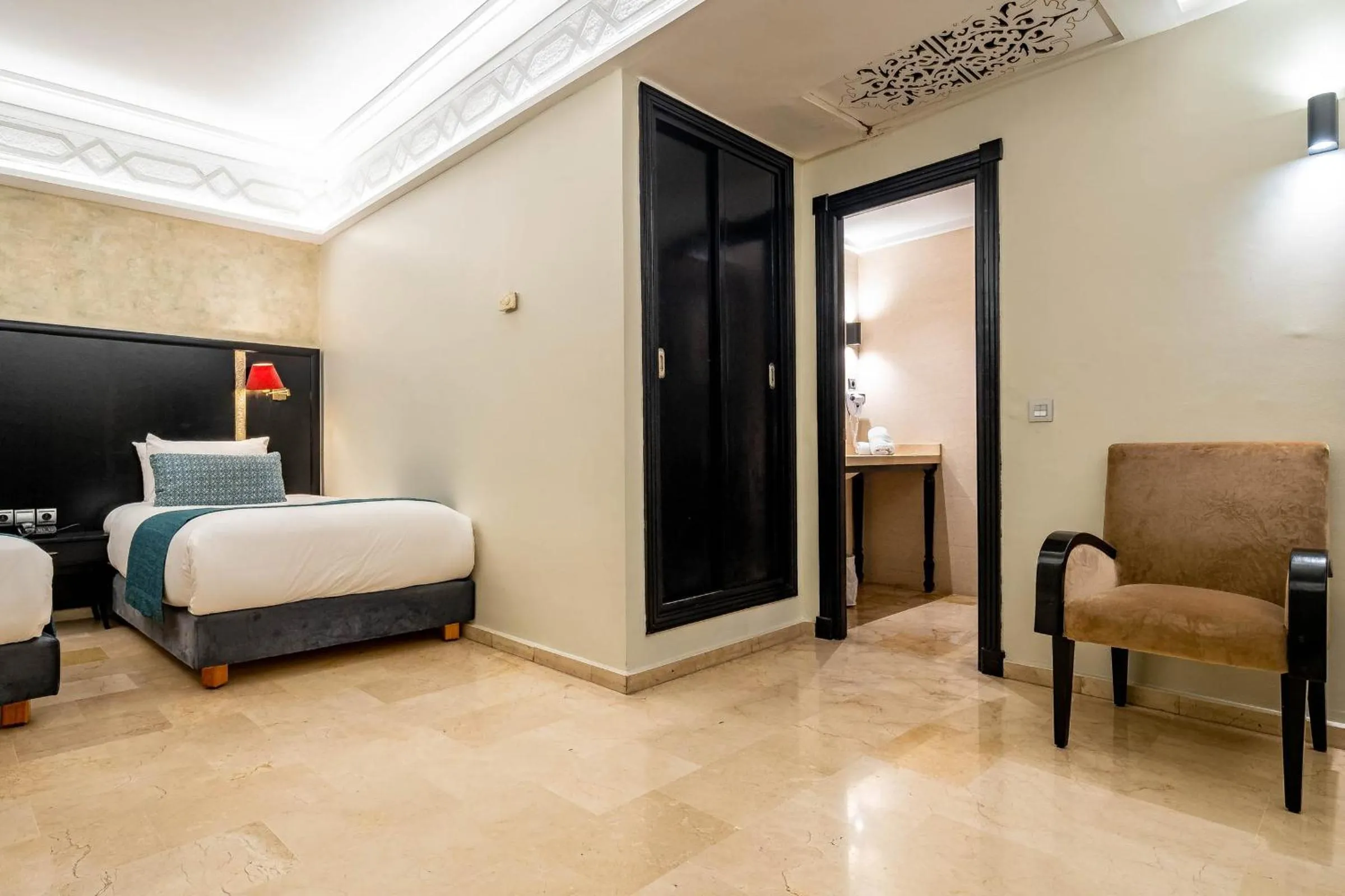 Bed in Diwan Casablanca Hotel & Spa