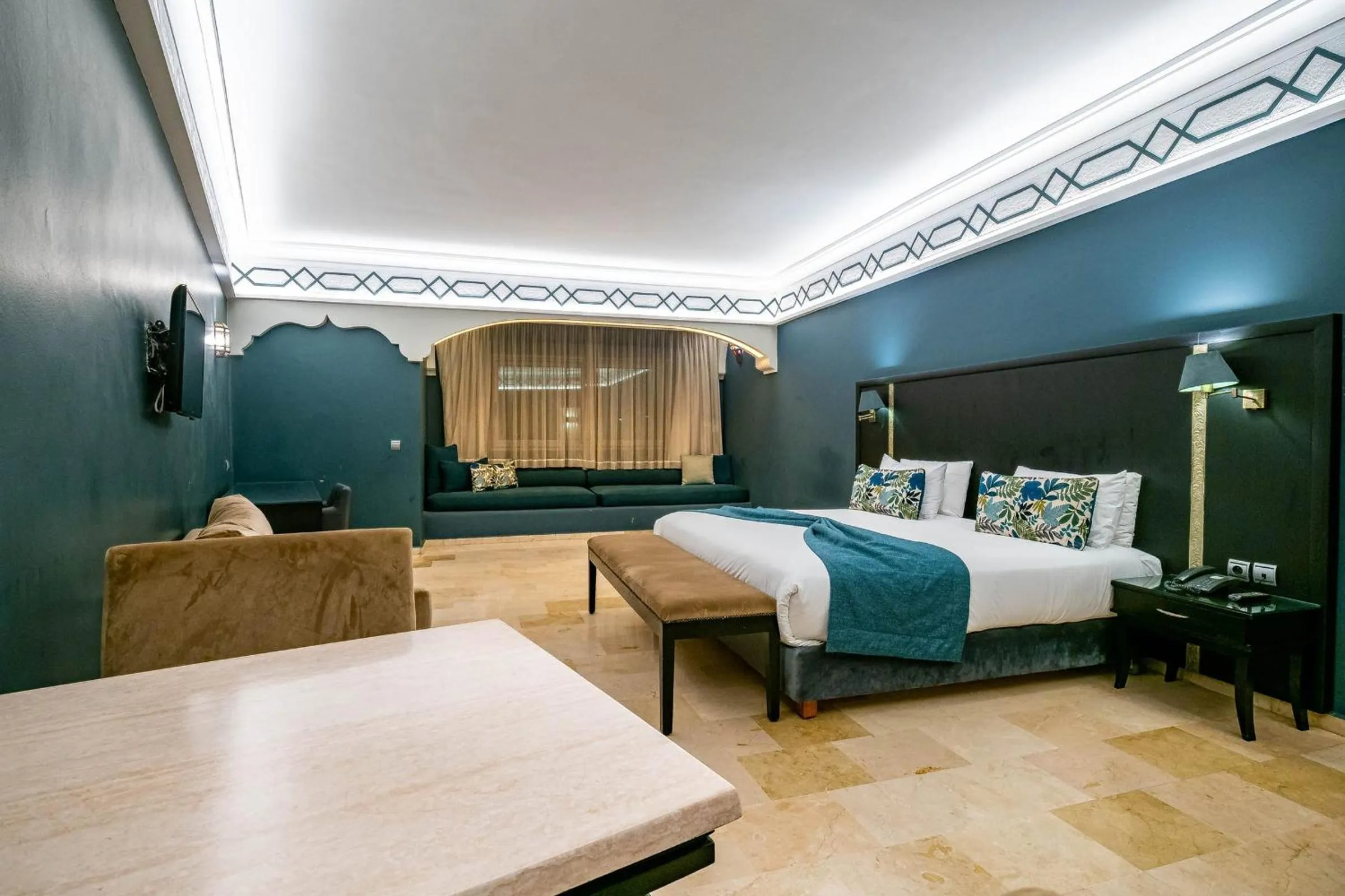 Bed in Diwan Casablanca Hotel & Spa