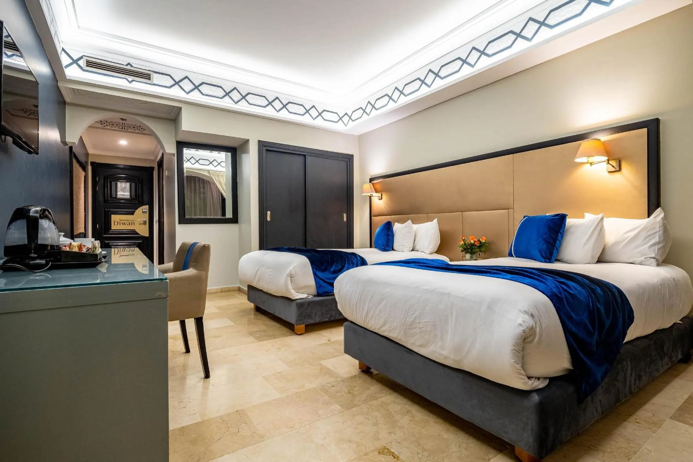Bed in Diwan Casablanca Hotel & Spa