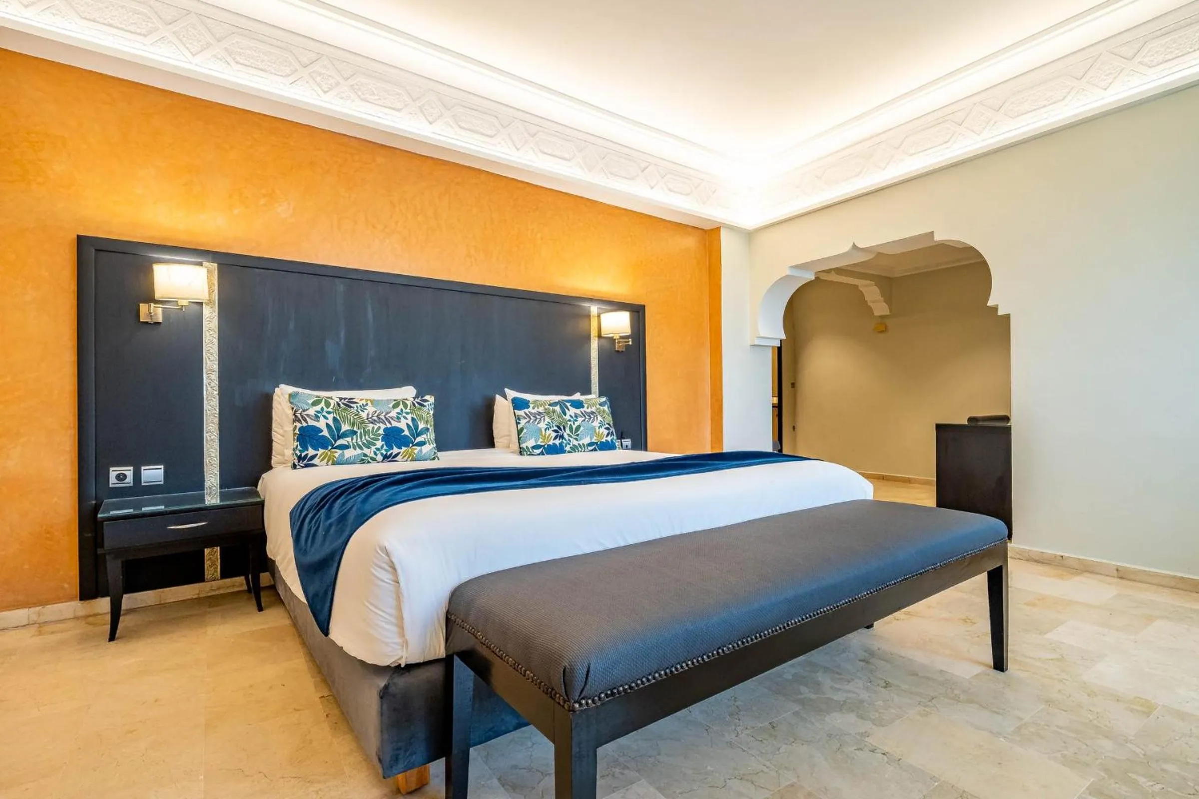 Bed in Diwan Casablanca Hotel & Spa
