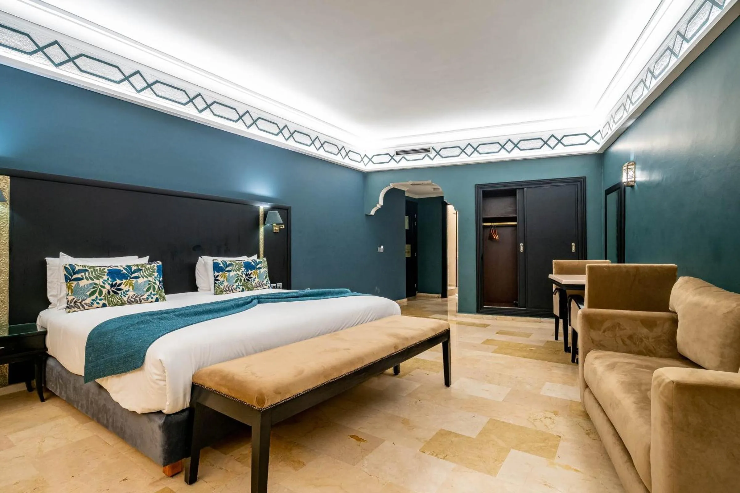 Bed in Diwan Casablanca Hotel & Spa