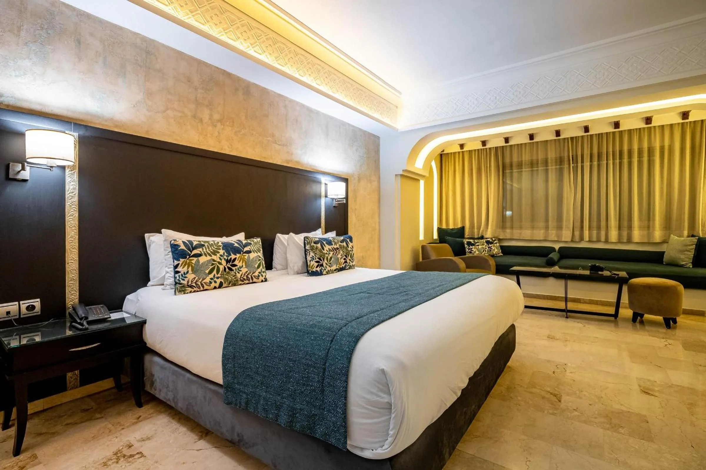 Bed in Diwan Casablanca Hotel & Spa