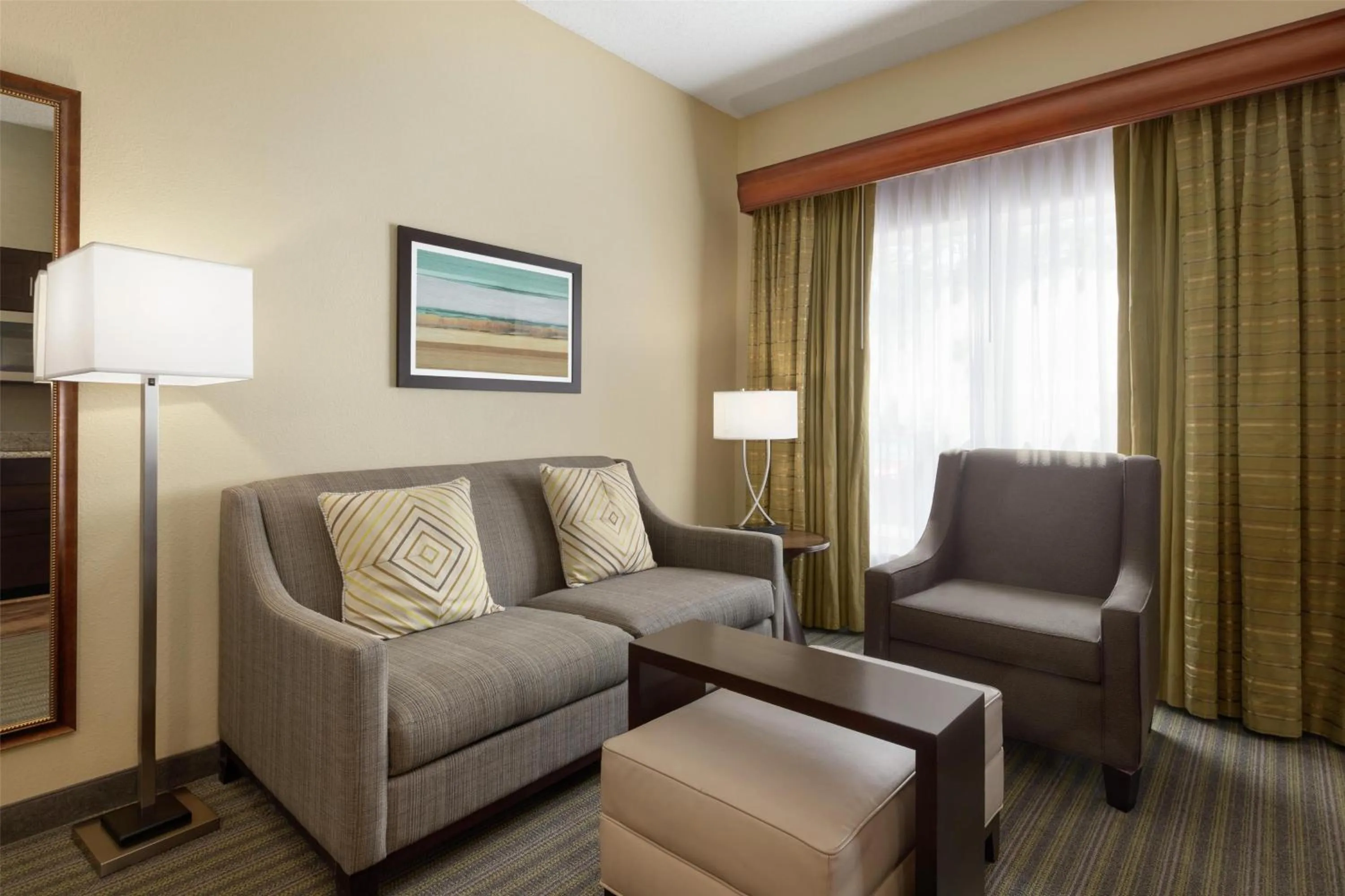 Living room in Homewood Suites by Hilton St. Petersburg Clearwater