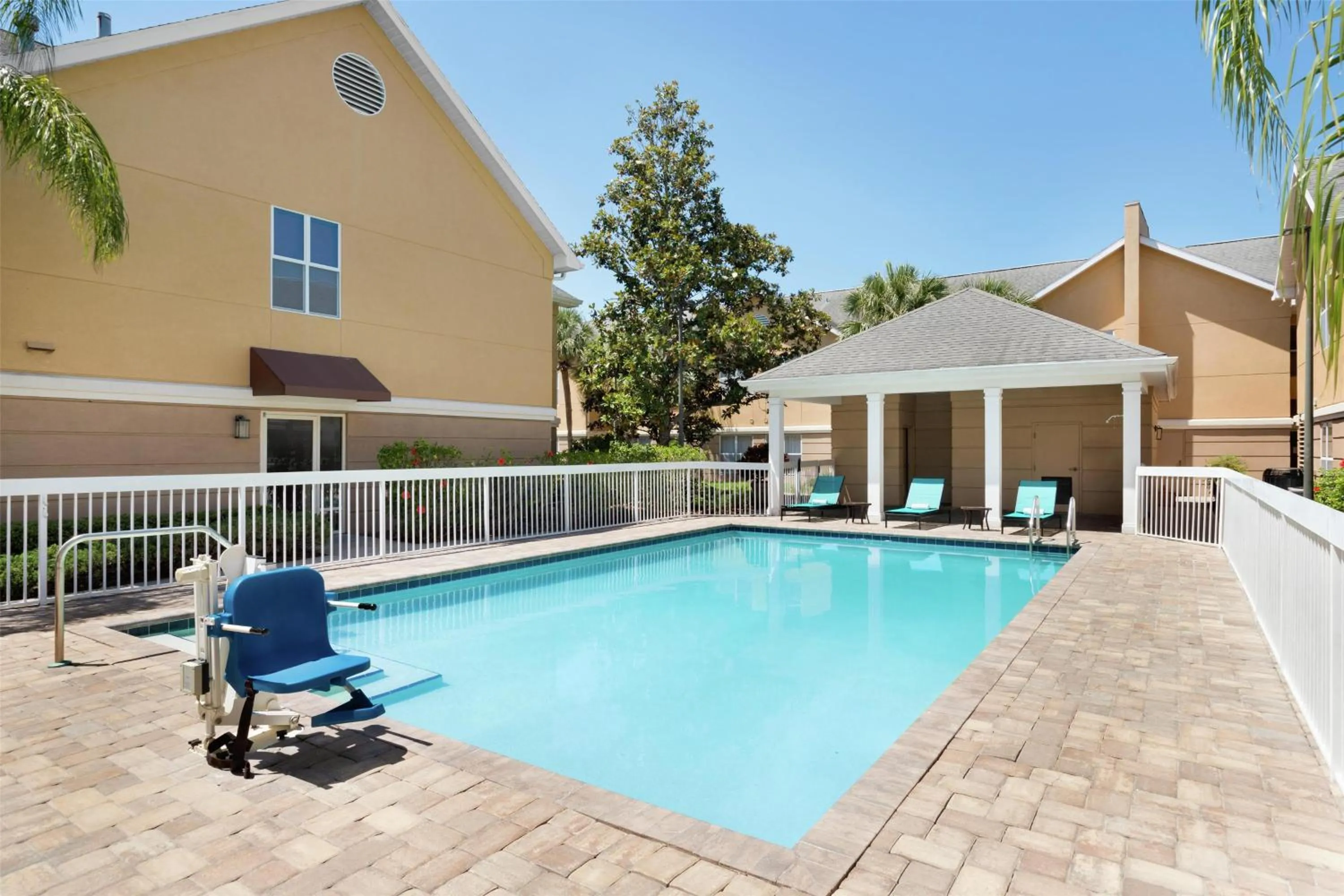 Pool view in Homewood Suites by Hilton St. Petersburg Clearwater