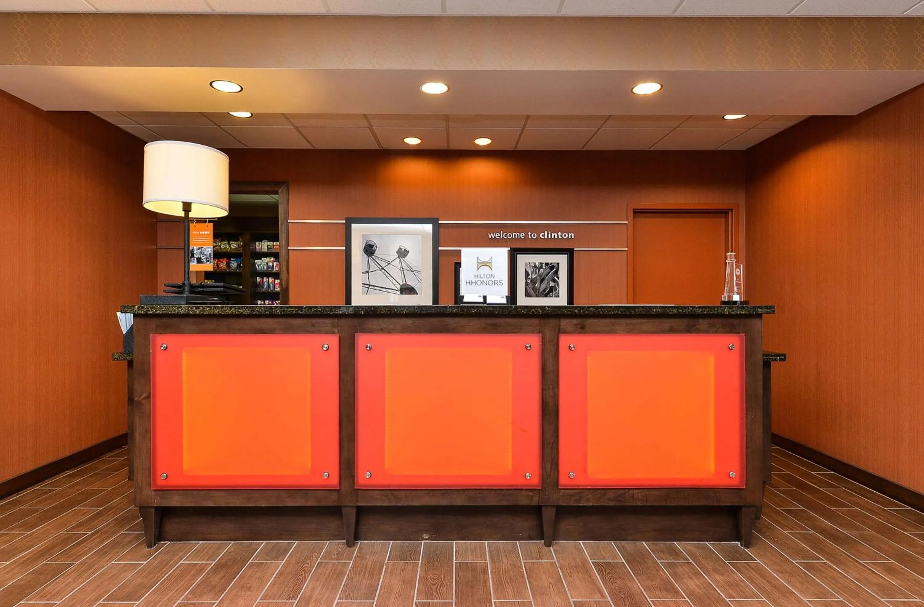 Lobby or reception in Hampton Inn Clinton