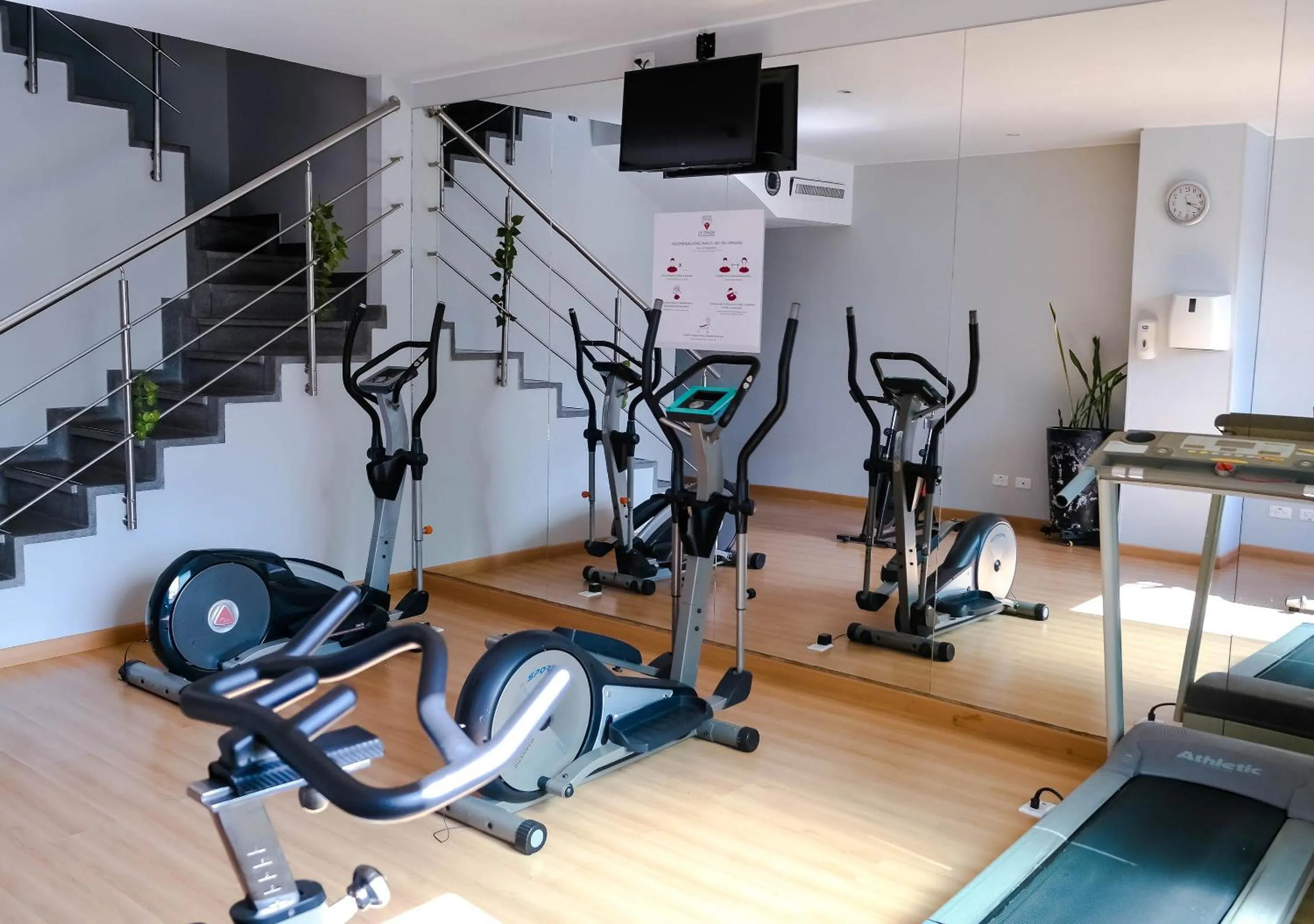 Fitness centre/facilities in Hotel Internacional La Triada