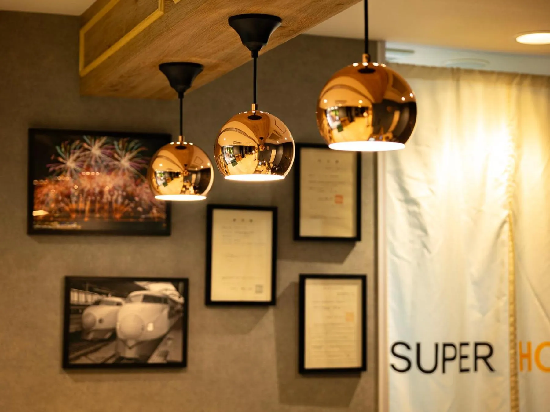 Decorative detail in Super Hotel JR Shin-Osaka Higashiguchi