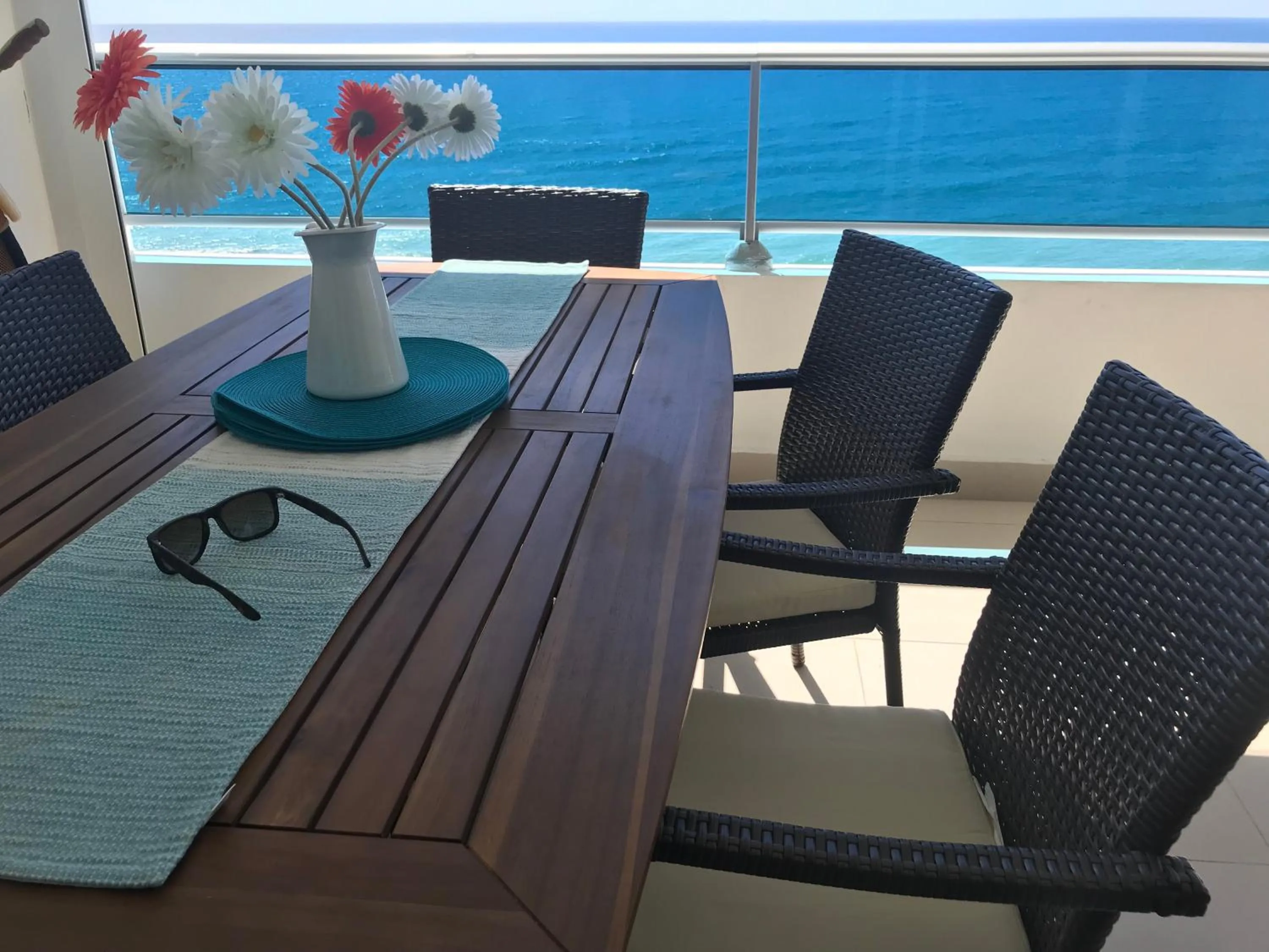 Garden view in Beachfront, Juandolio