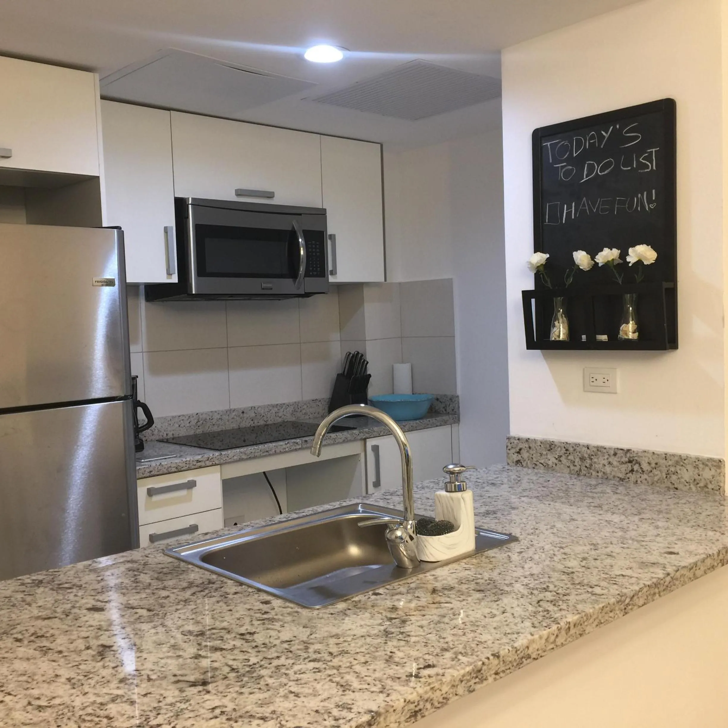 Kitchen or kitchenette in Beachfront, Juandolio