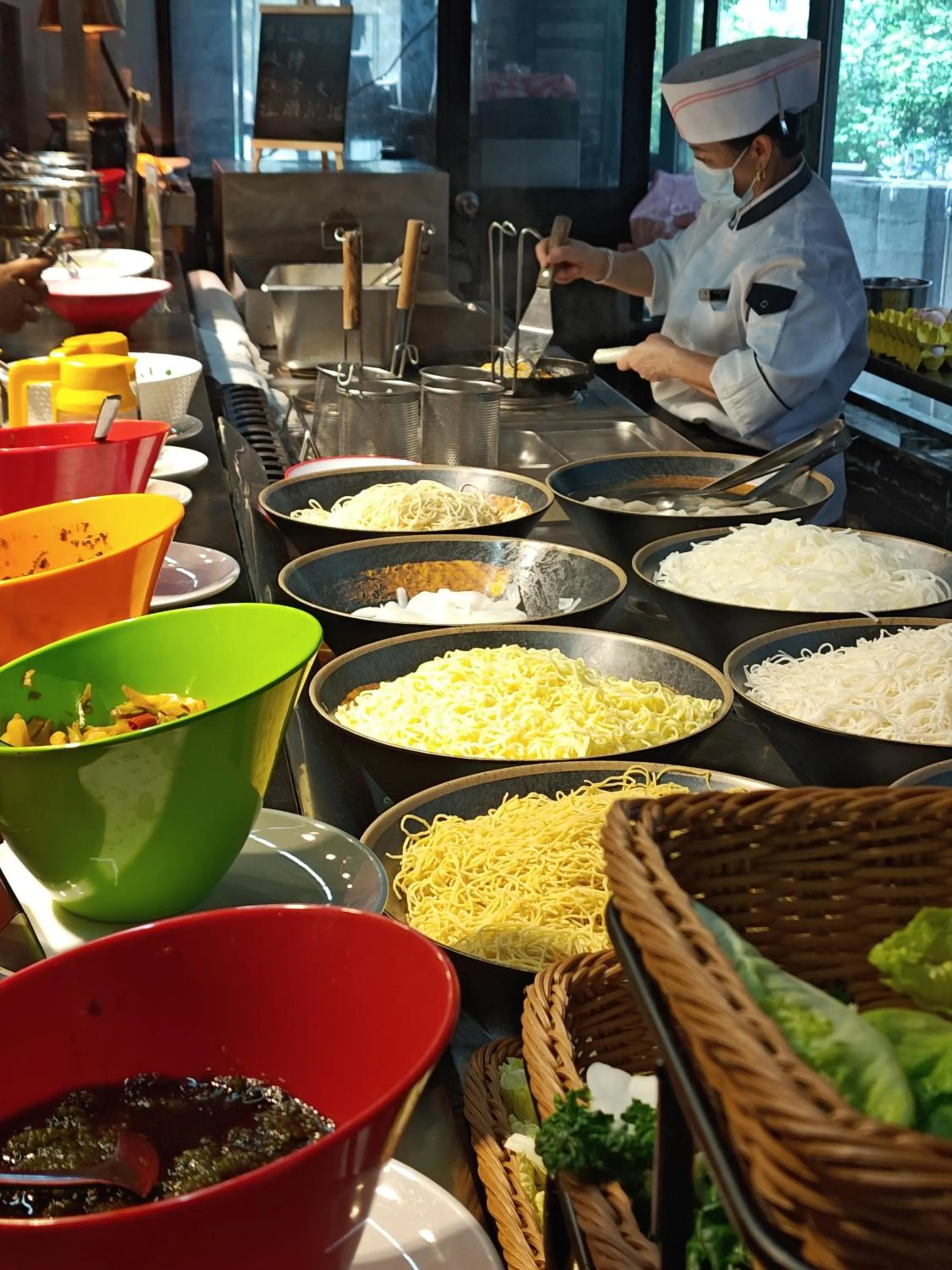 Breakfast in La Perle International Hotel