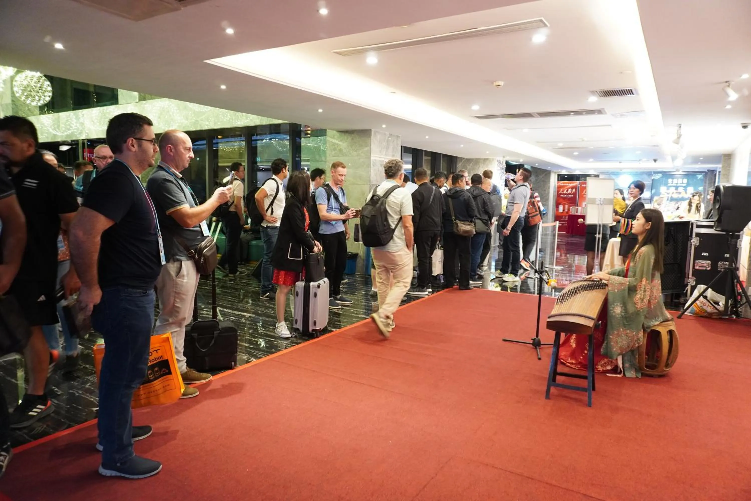 People in La Perle International Hotel