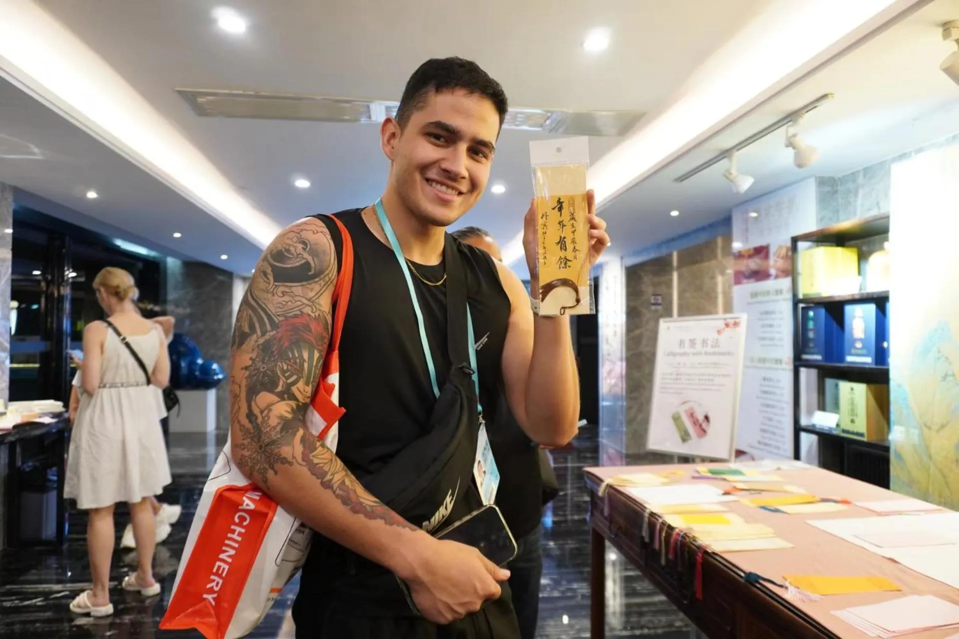 People in La Perle International Hotel