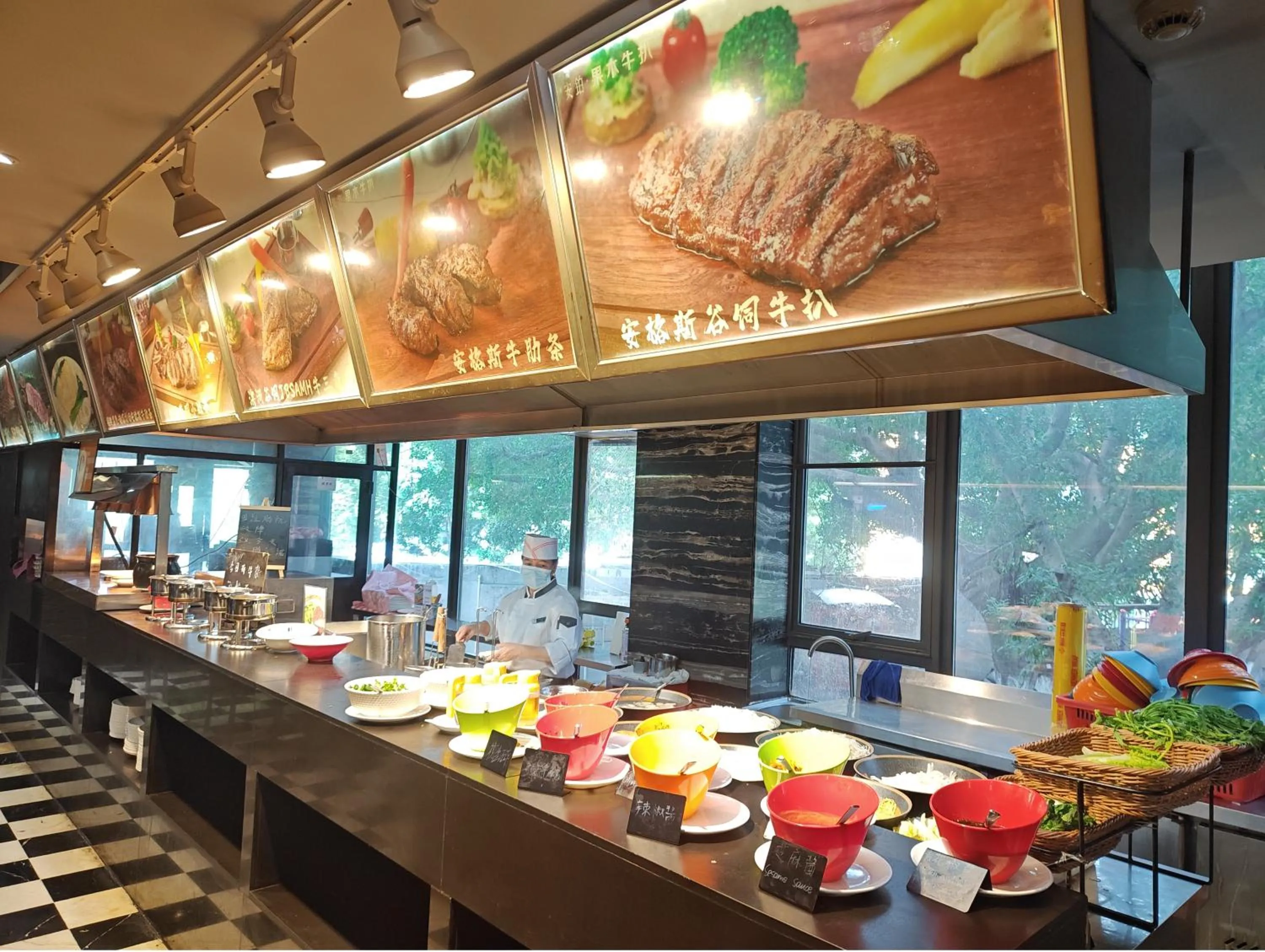 Breakfast in La Perle International Hotel