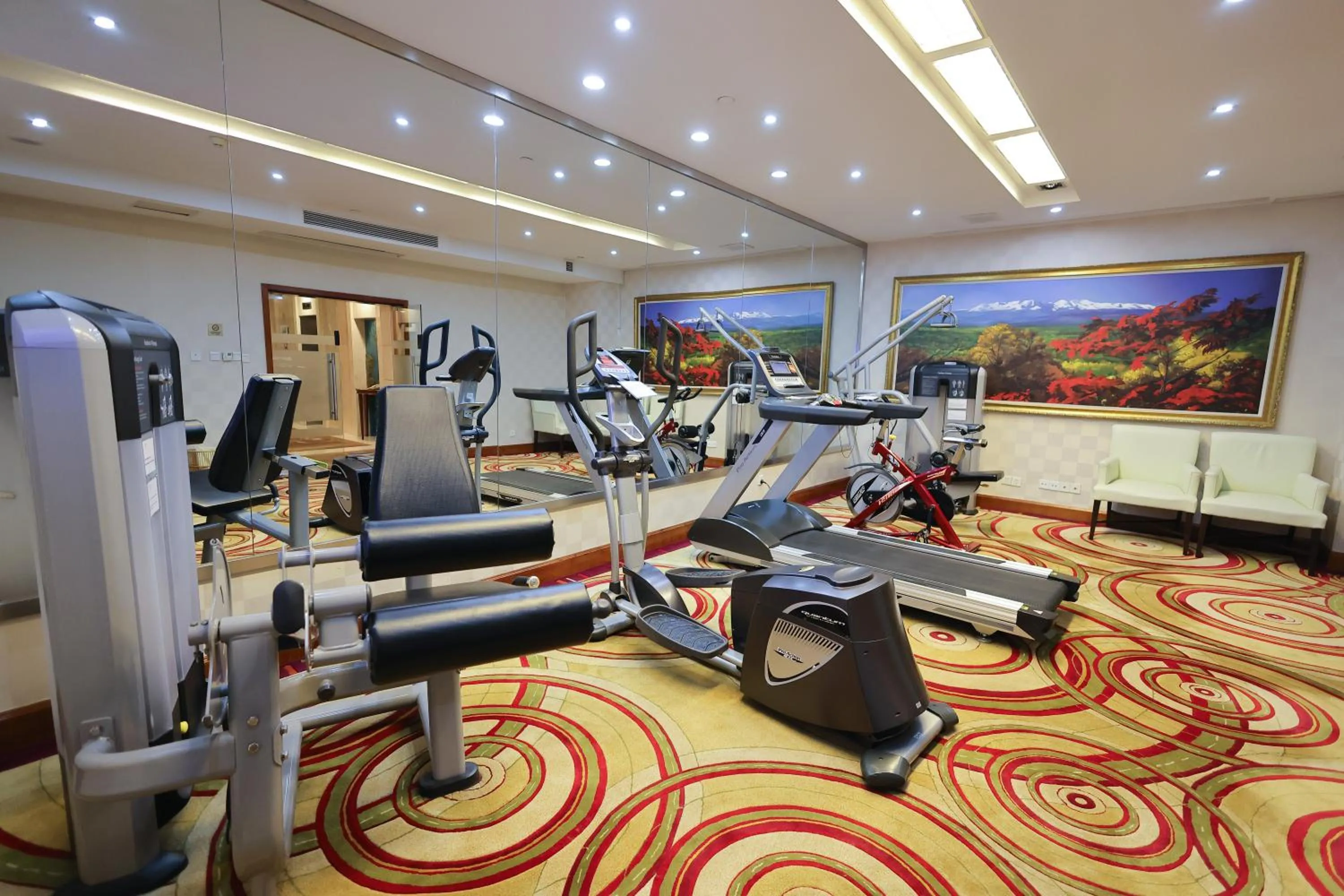 Fitness centre/facilities in Shanghai Metropark Jichen Hotel