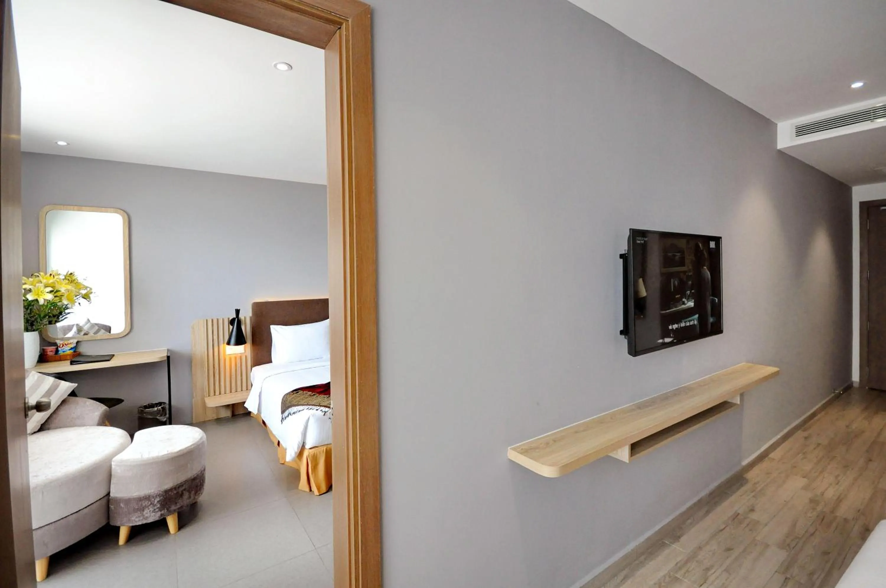 Photo of the whole room, Bed in Anrizon Hotel Nha Trang