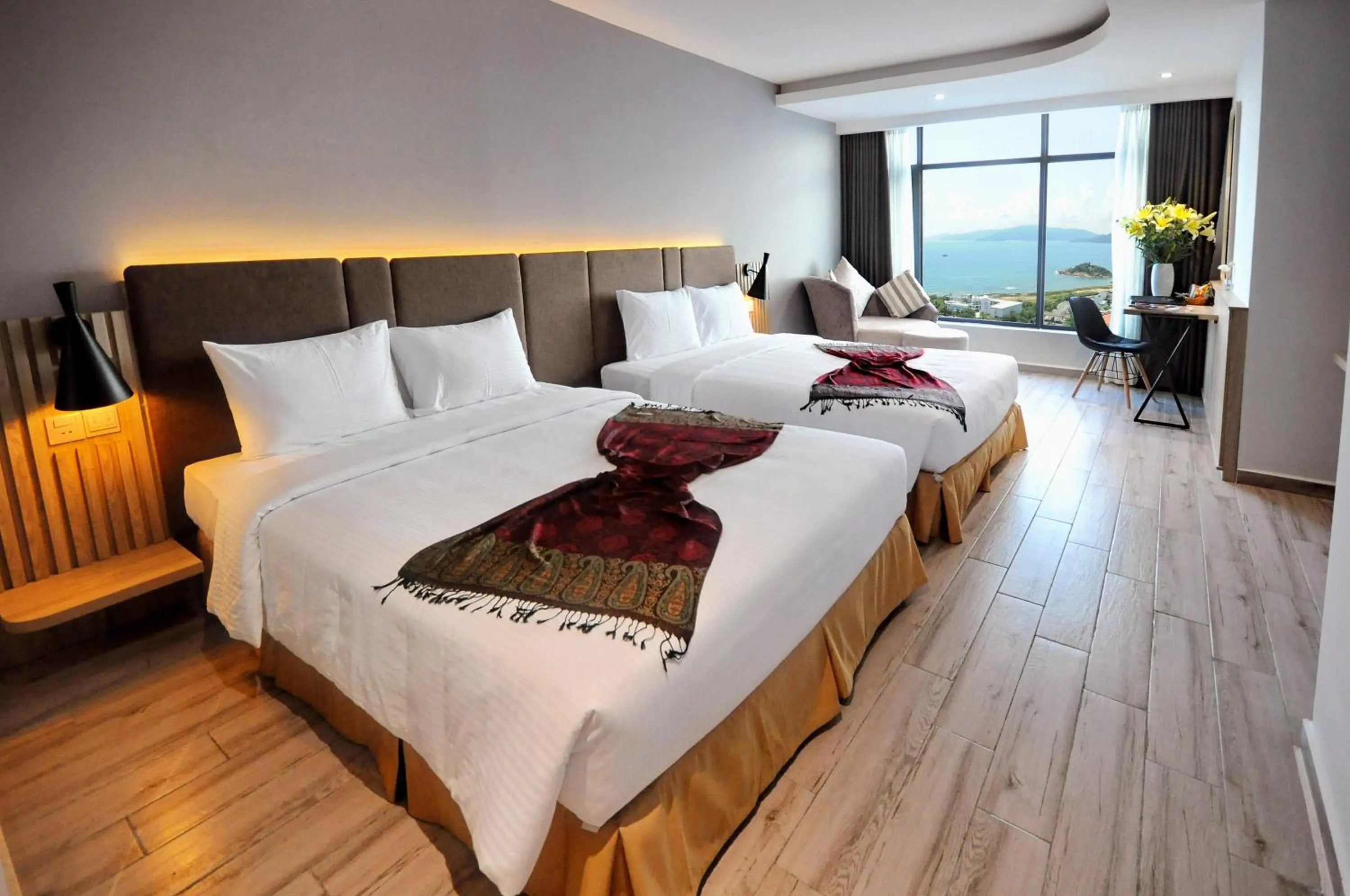 Bed in Anrizon Hotel Nha Trang