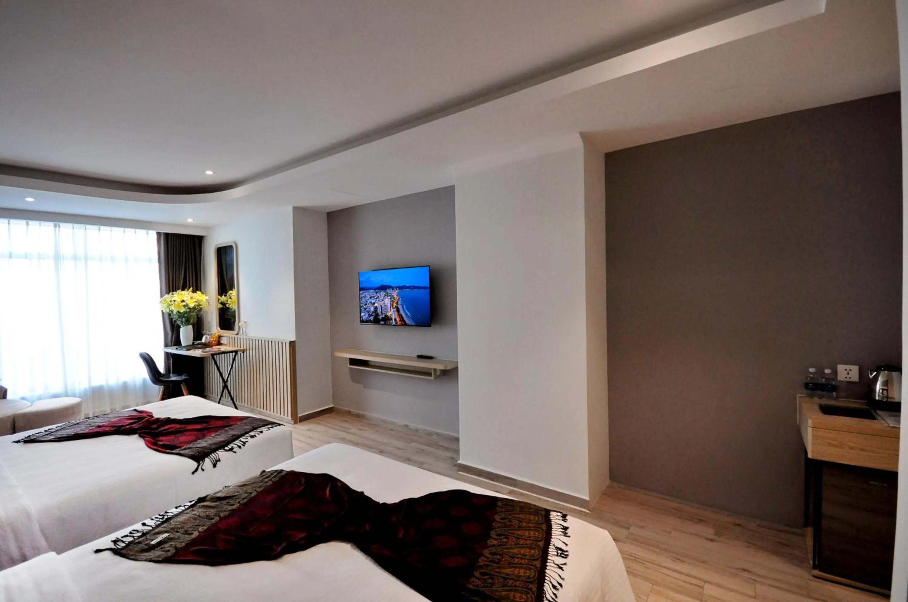 Photo of the whole room, Bed in Anrizon Hotel Nha Trang