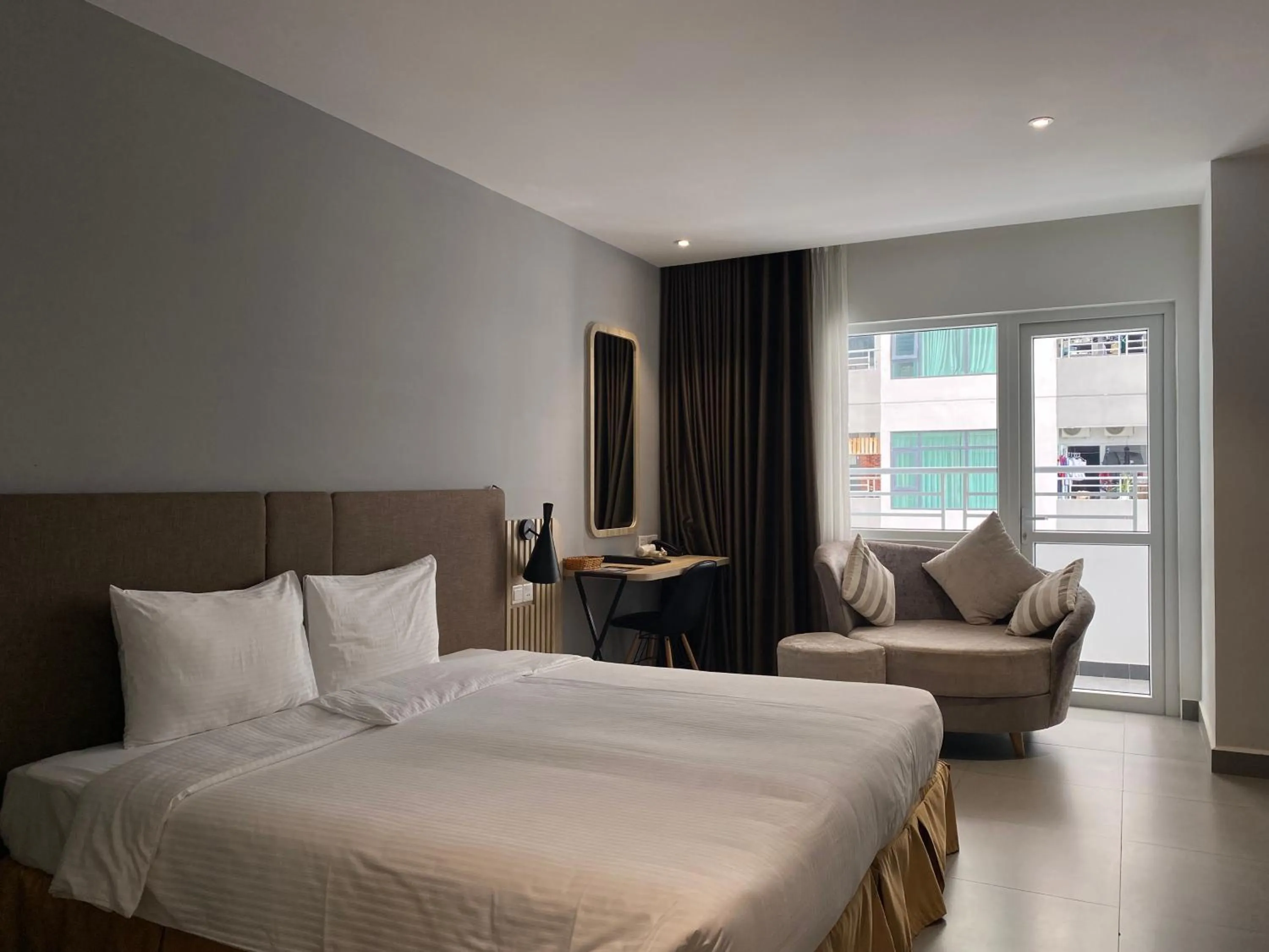 Photo of the whole room, Bed in Anrizon Hotel Nha Trang