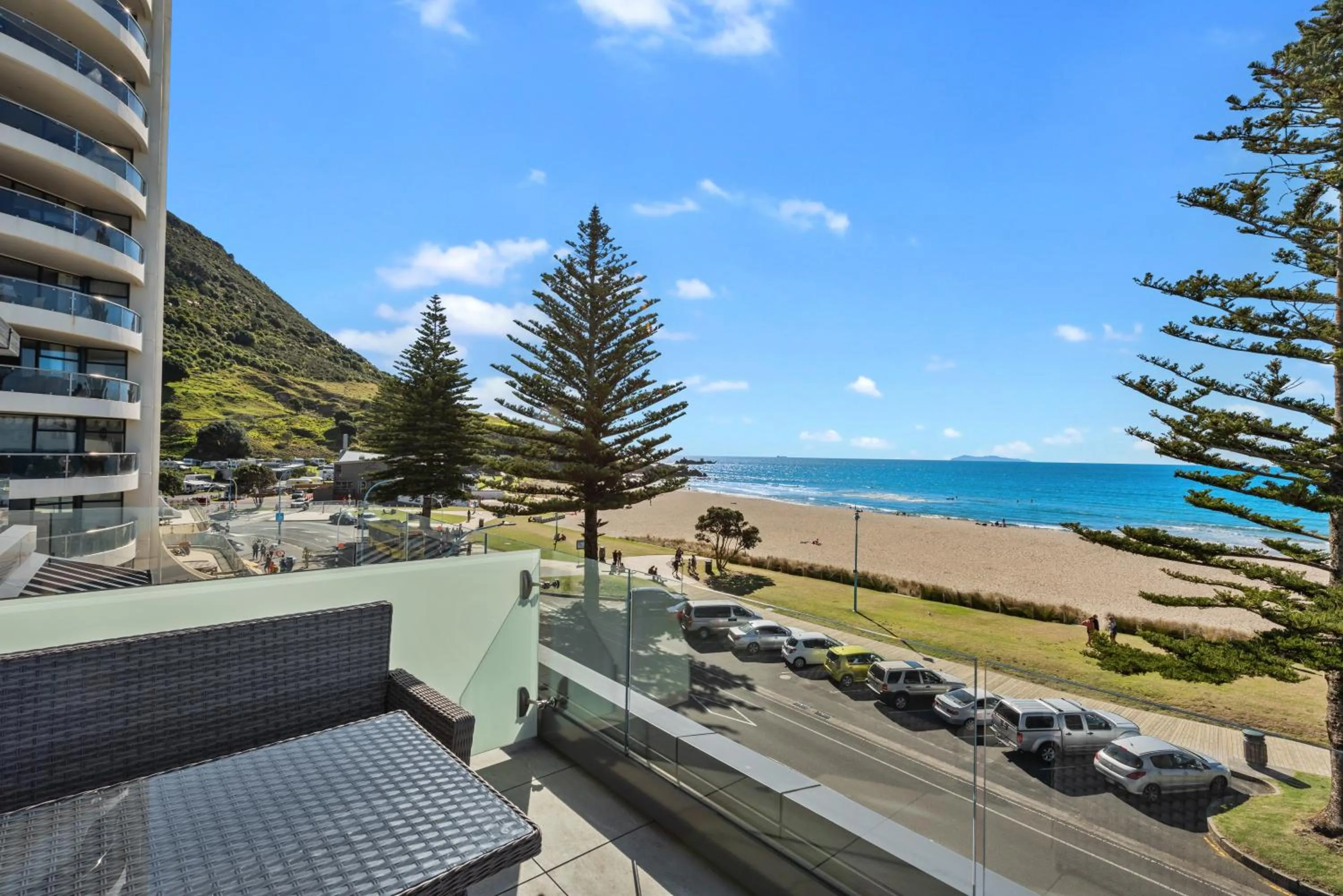 Balcony/Terrace in Pavilion Beachfront Apartments