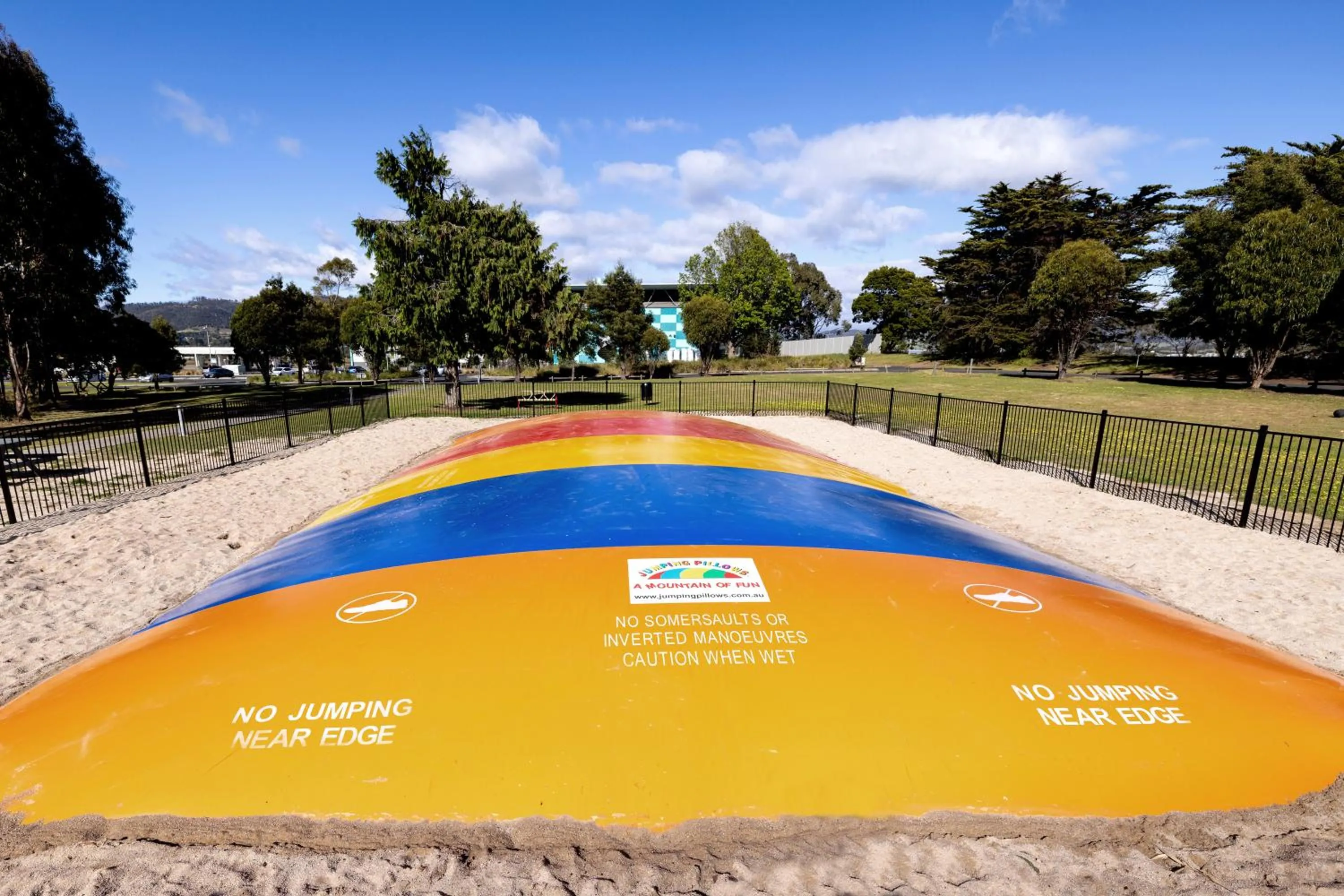 Children play ground in BIG4 Hobart Airport Tourist Park
