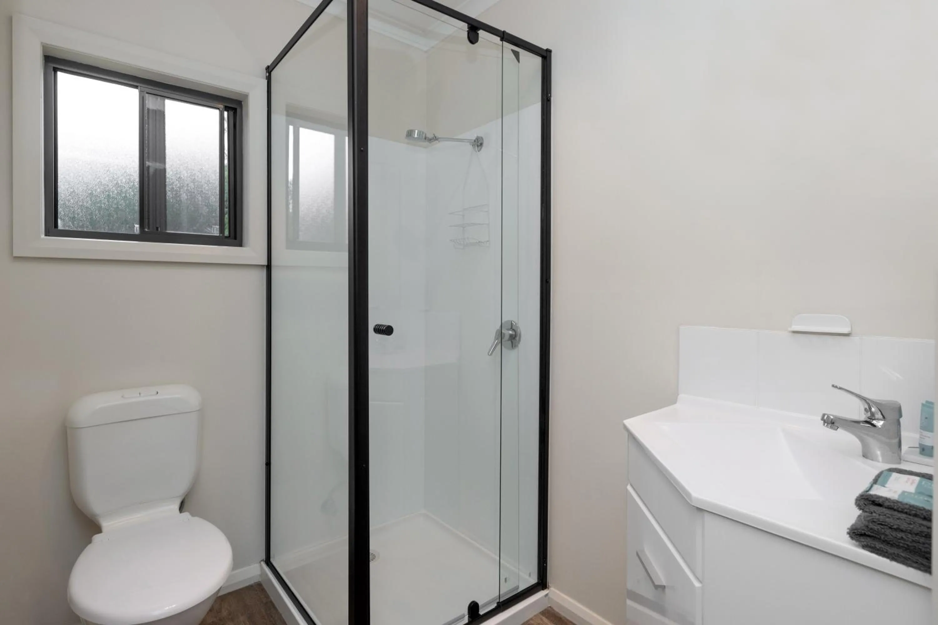 Shower in BIG4 Hobart Airport Tourist Park