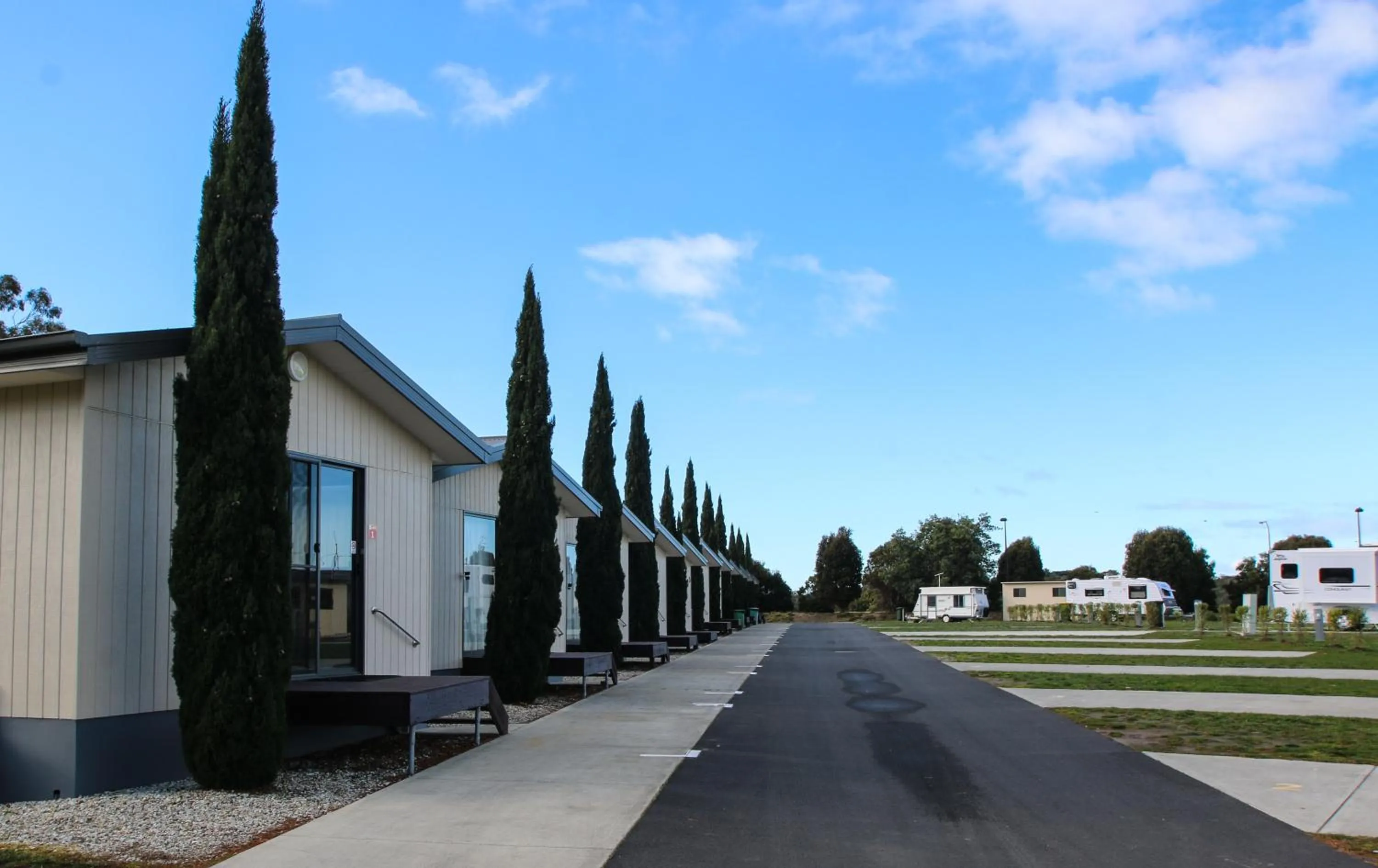 Property building in BIG4 Hobart Airport Tourist Park