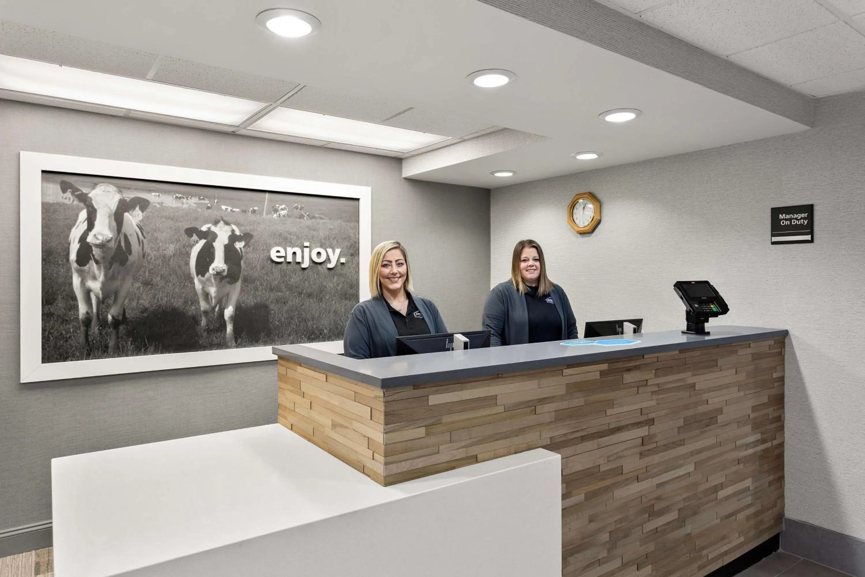 Lobby or reception in Hampton Inn Bridgeport/Clarksburg