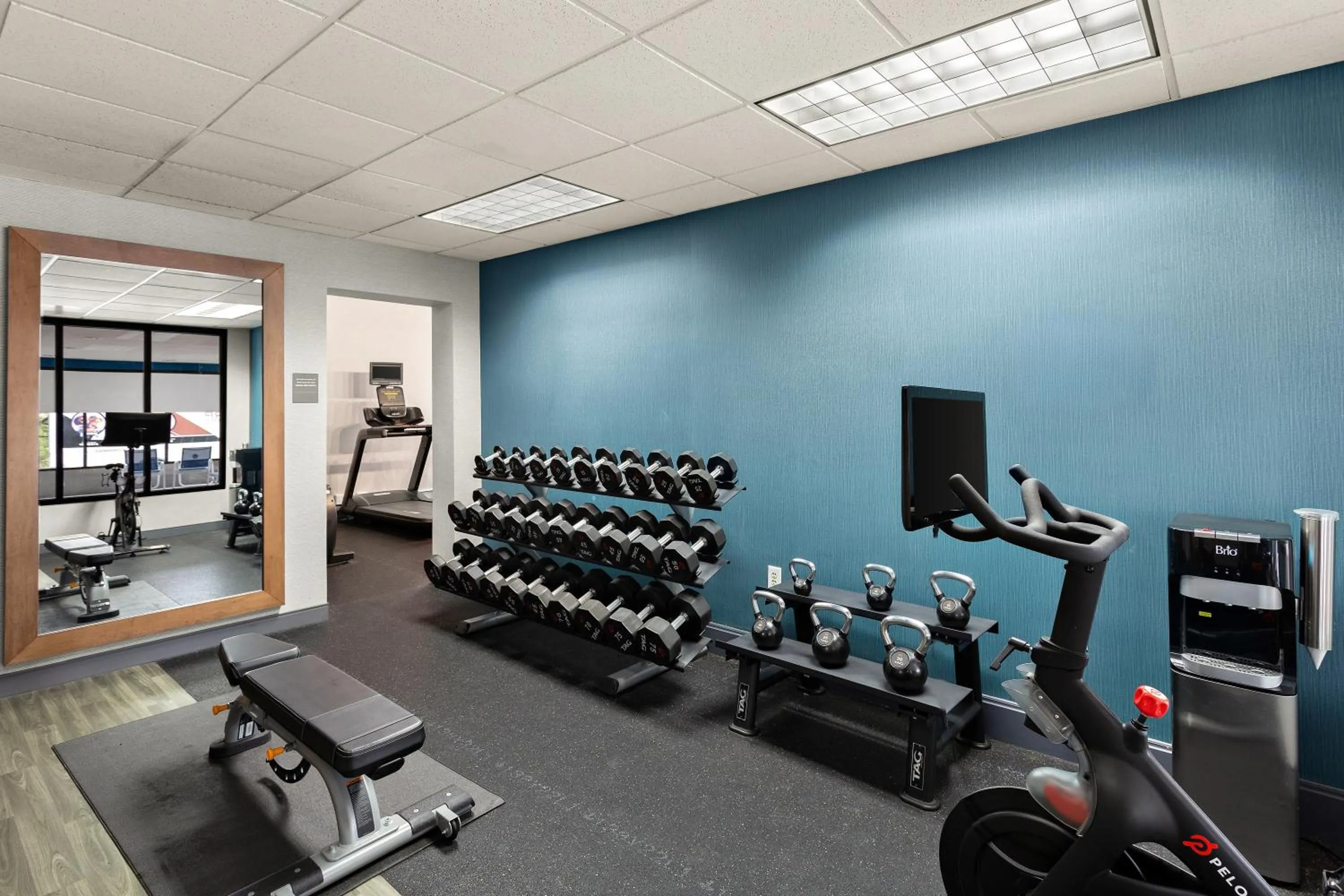 Fitness centre/facilities in Hampton Inn Bridgeport/Clarksburg