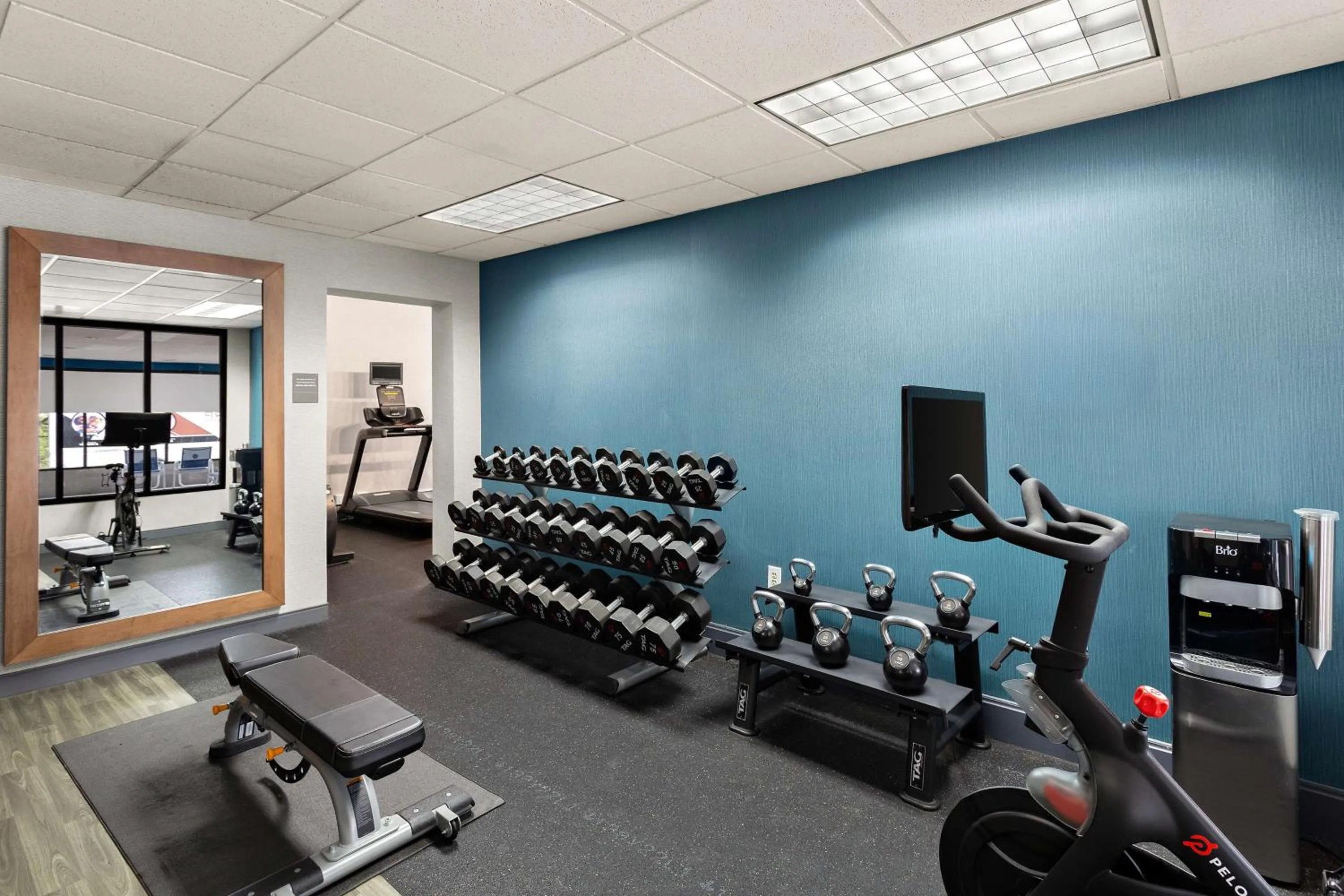 Fitness centre/facilities in Hampton Inn Bridgeport/Clarksburg