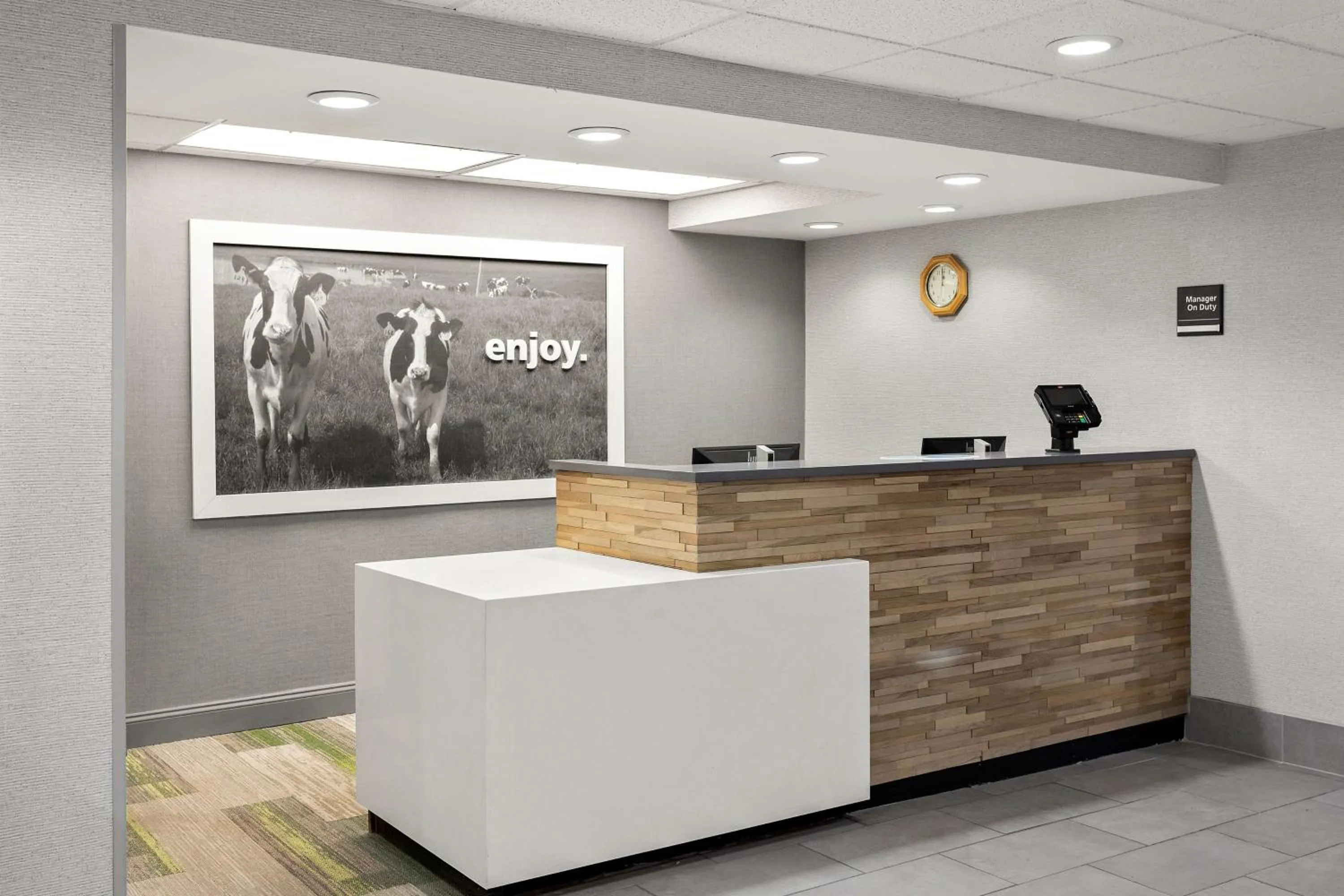 Lobby or reception in Hampton Inn Bridgeport/Clarksburg