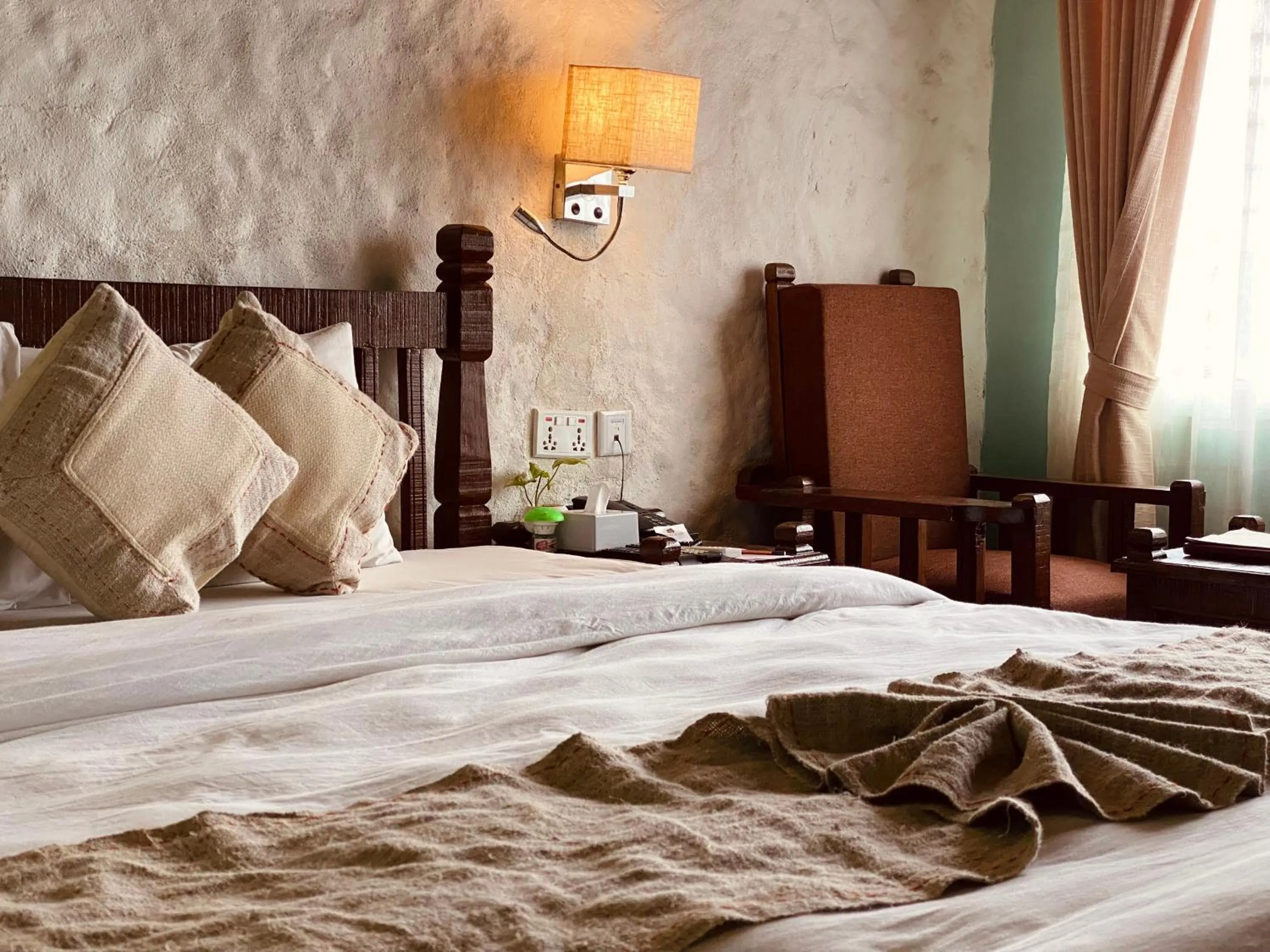 Bed in The Culture Resort