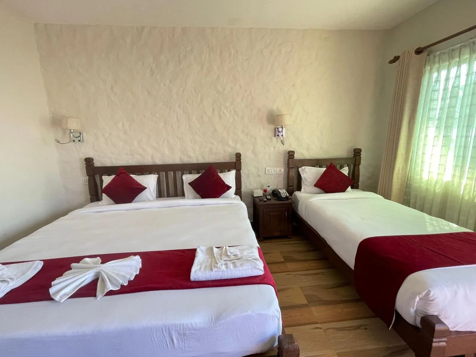 Bed in The Culture Resort