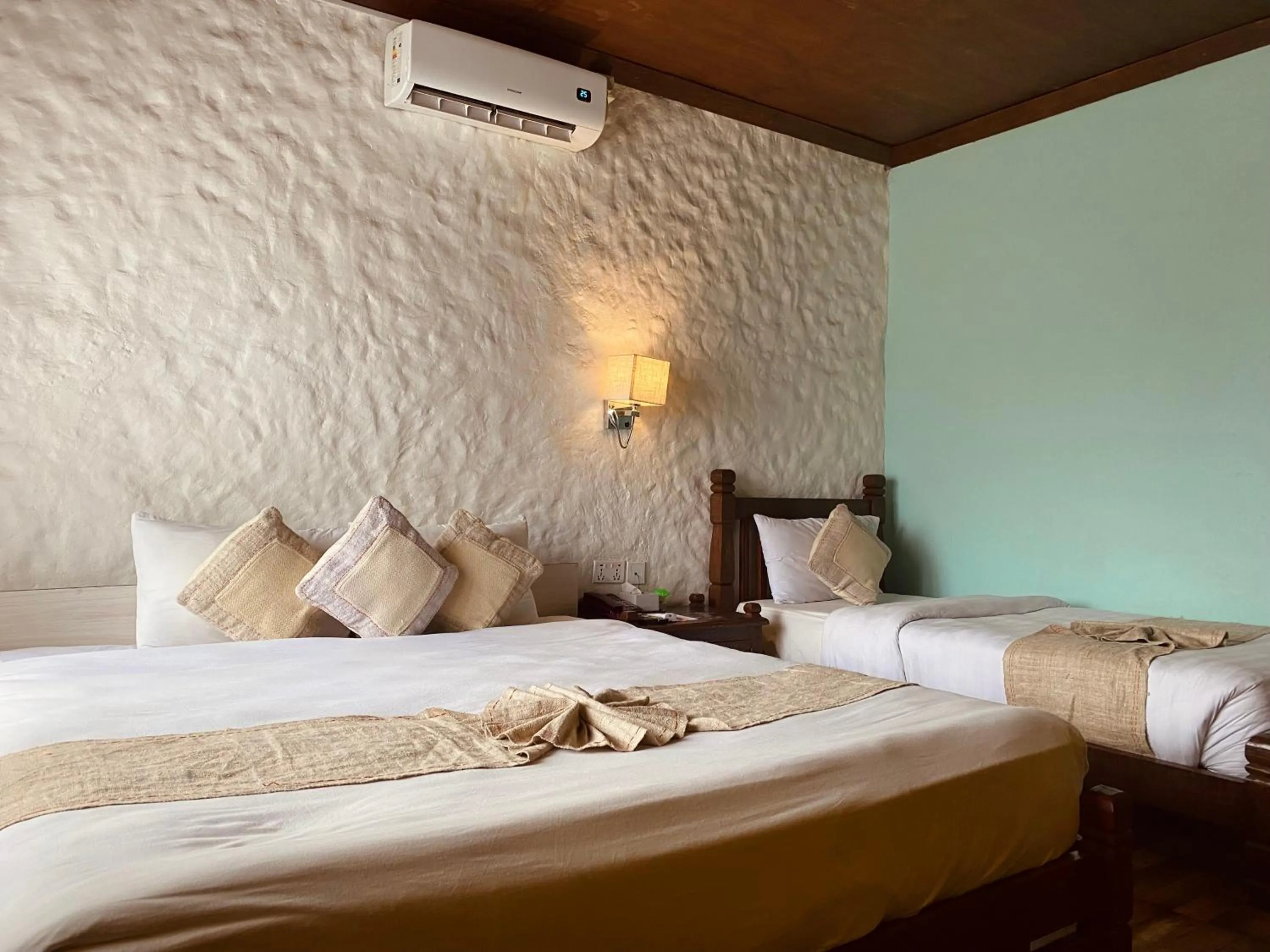 Bed in The Culture Resort