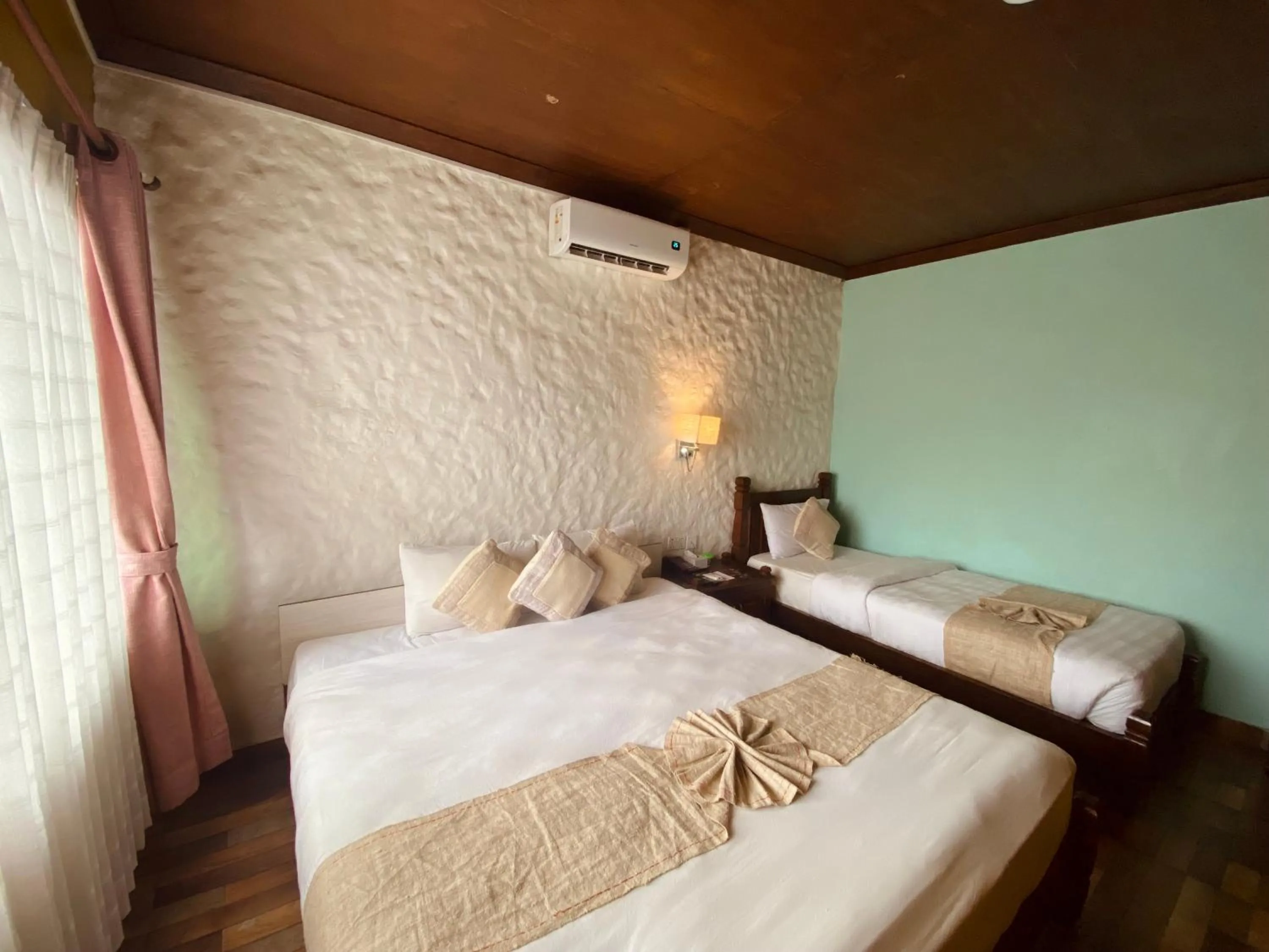 Bed in The Culture Resort