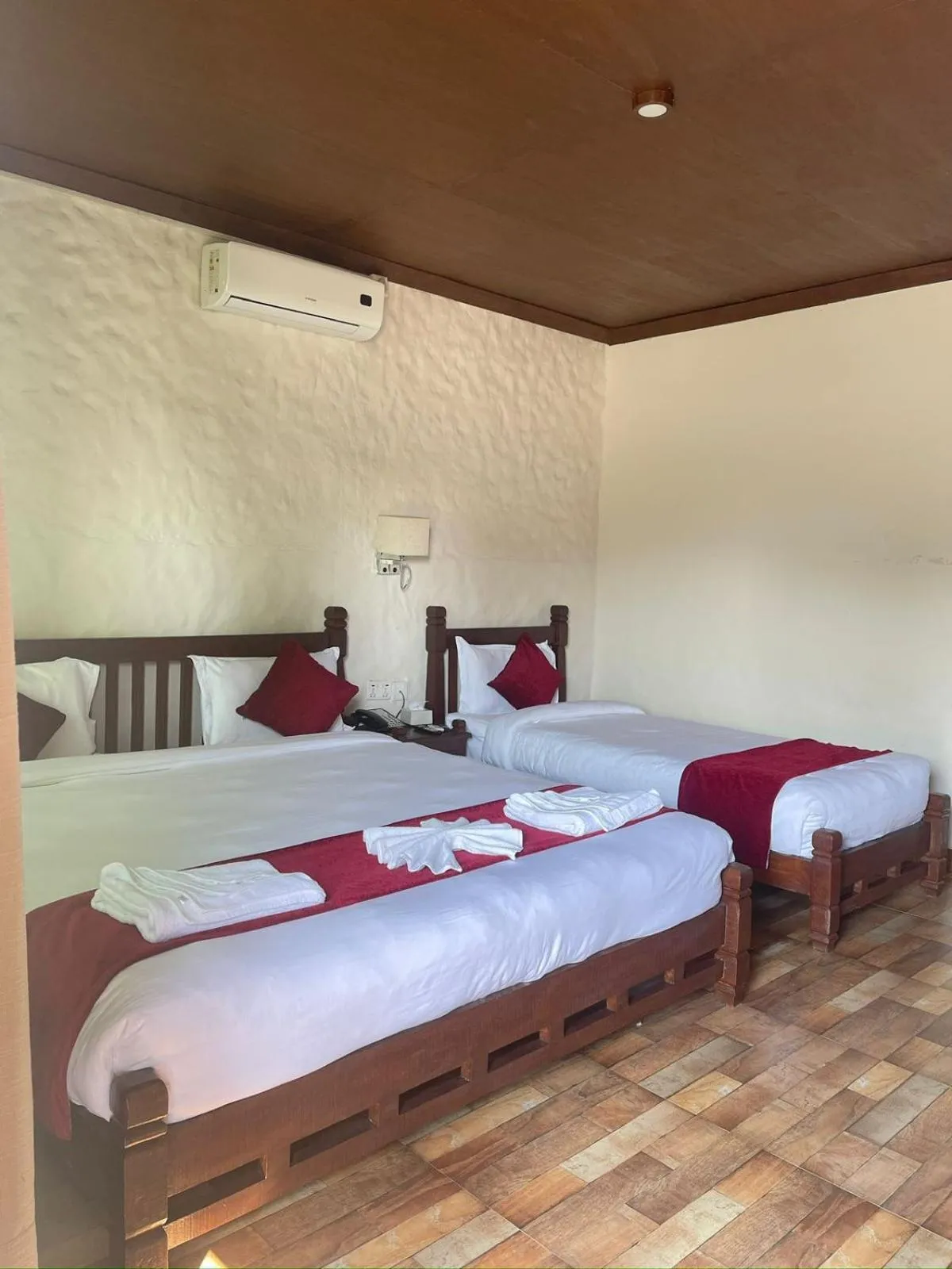 Bed in The Culture Resort