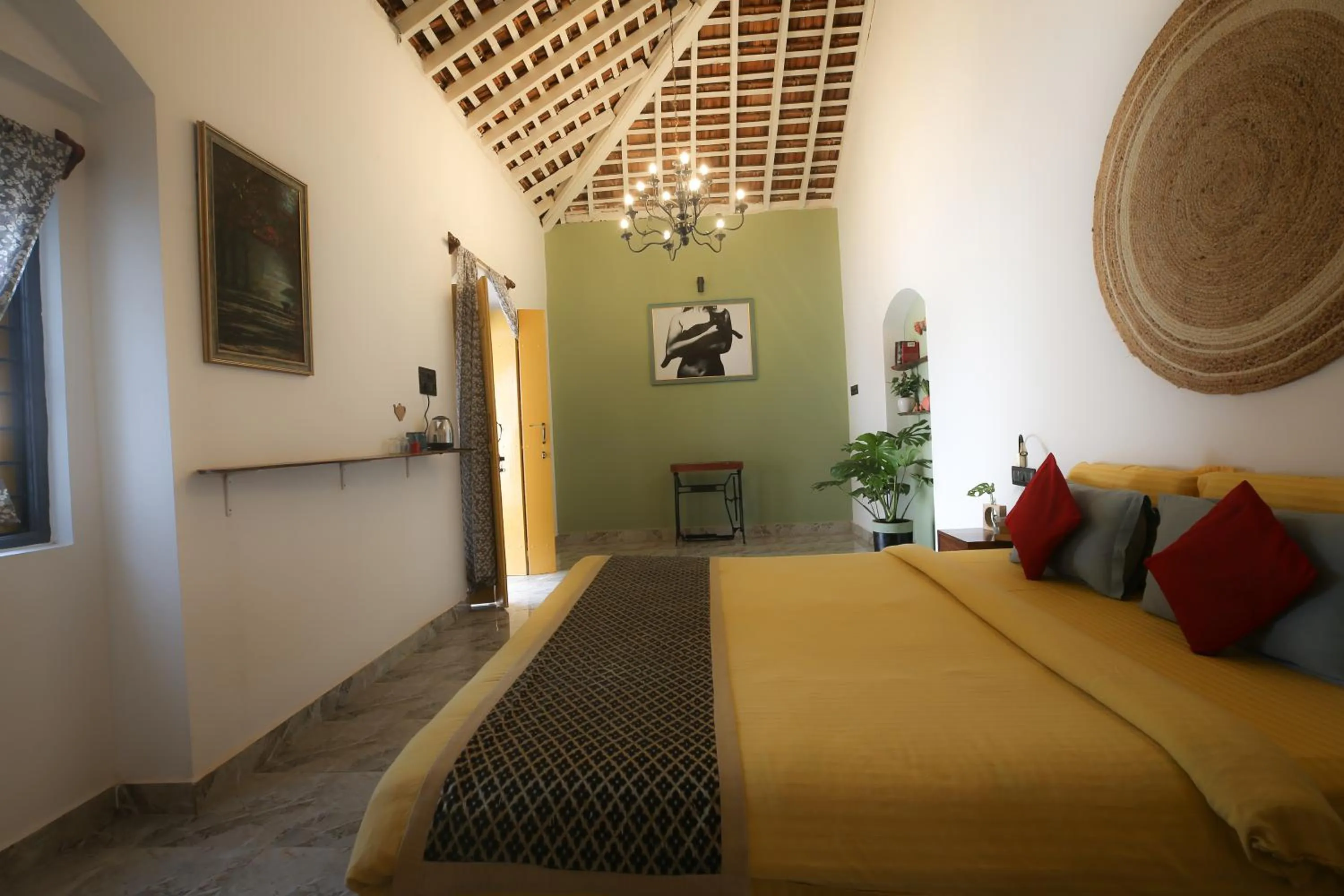 Living room, Bed in Craft Hostels