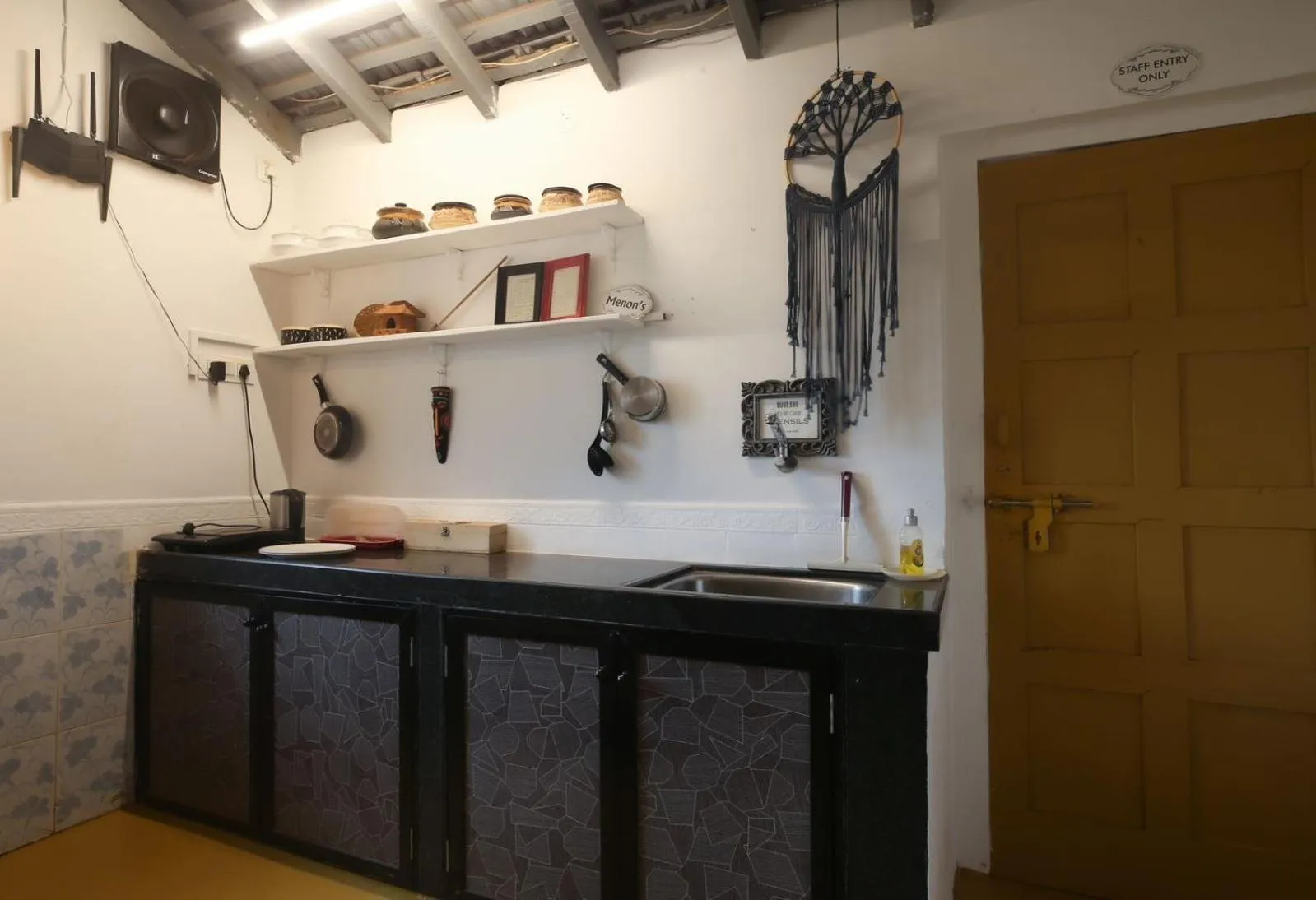 Kitchen or kitchenette in Craft Hostels