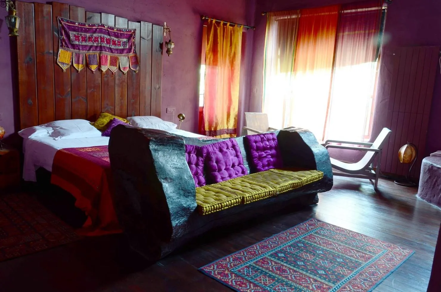 Bed in Hotel Alma de Romero