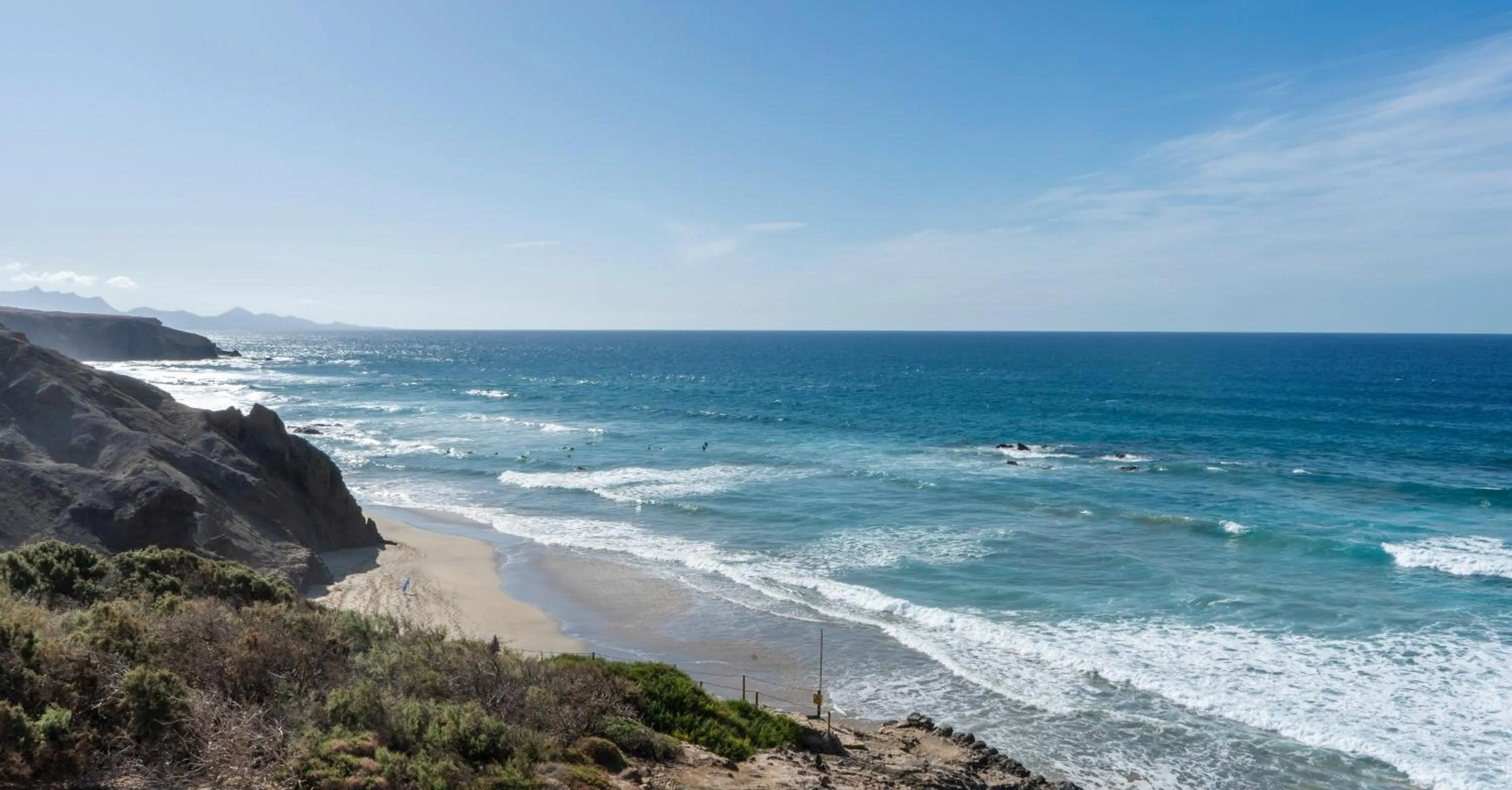 Natural landscape in Bakour Fuerteventura La Pared