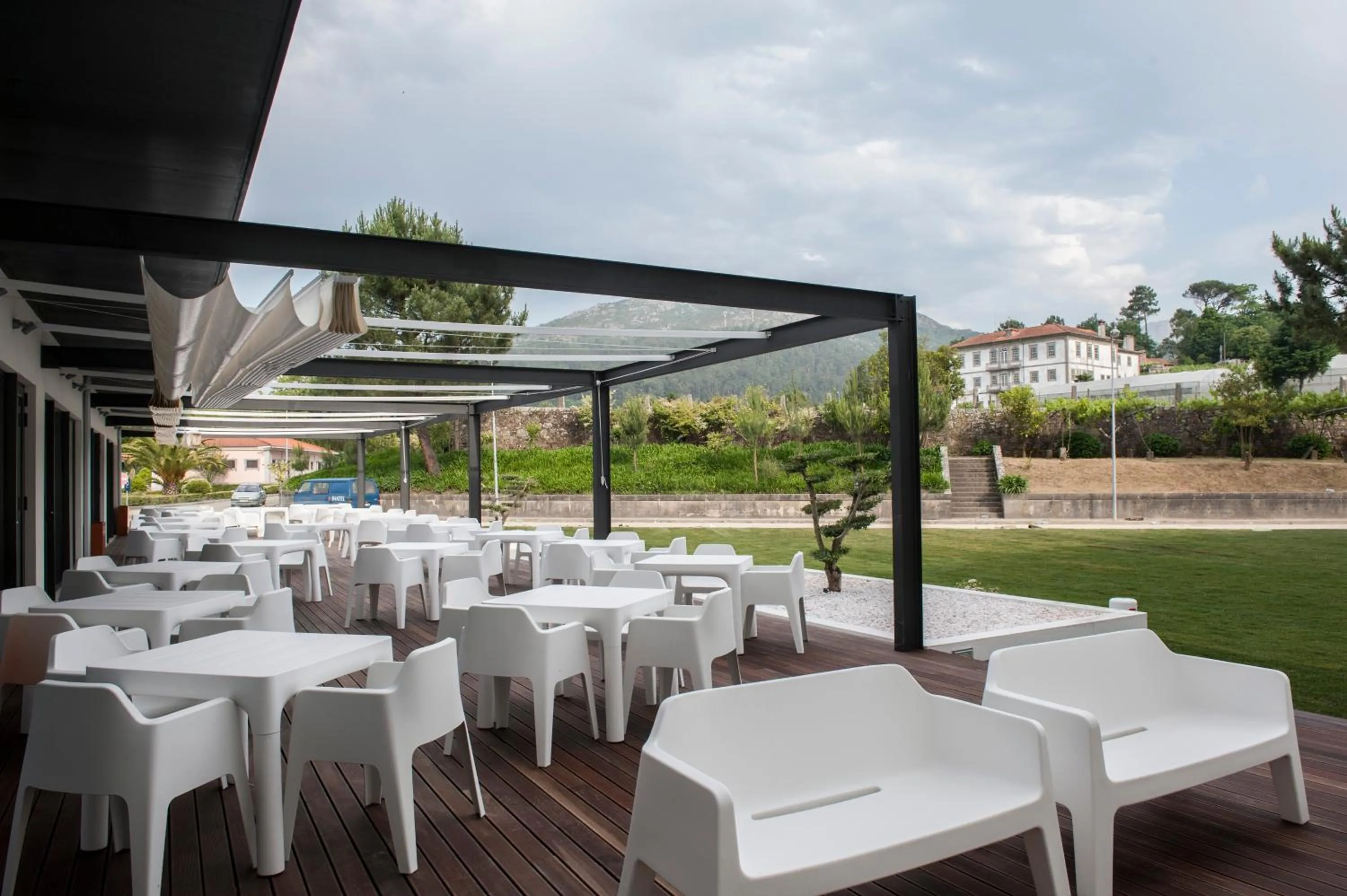 Balcony/Terrace in INATEL Cerveira Hotel
