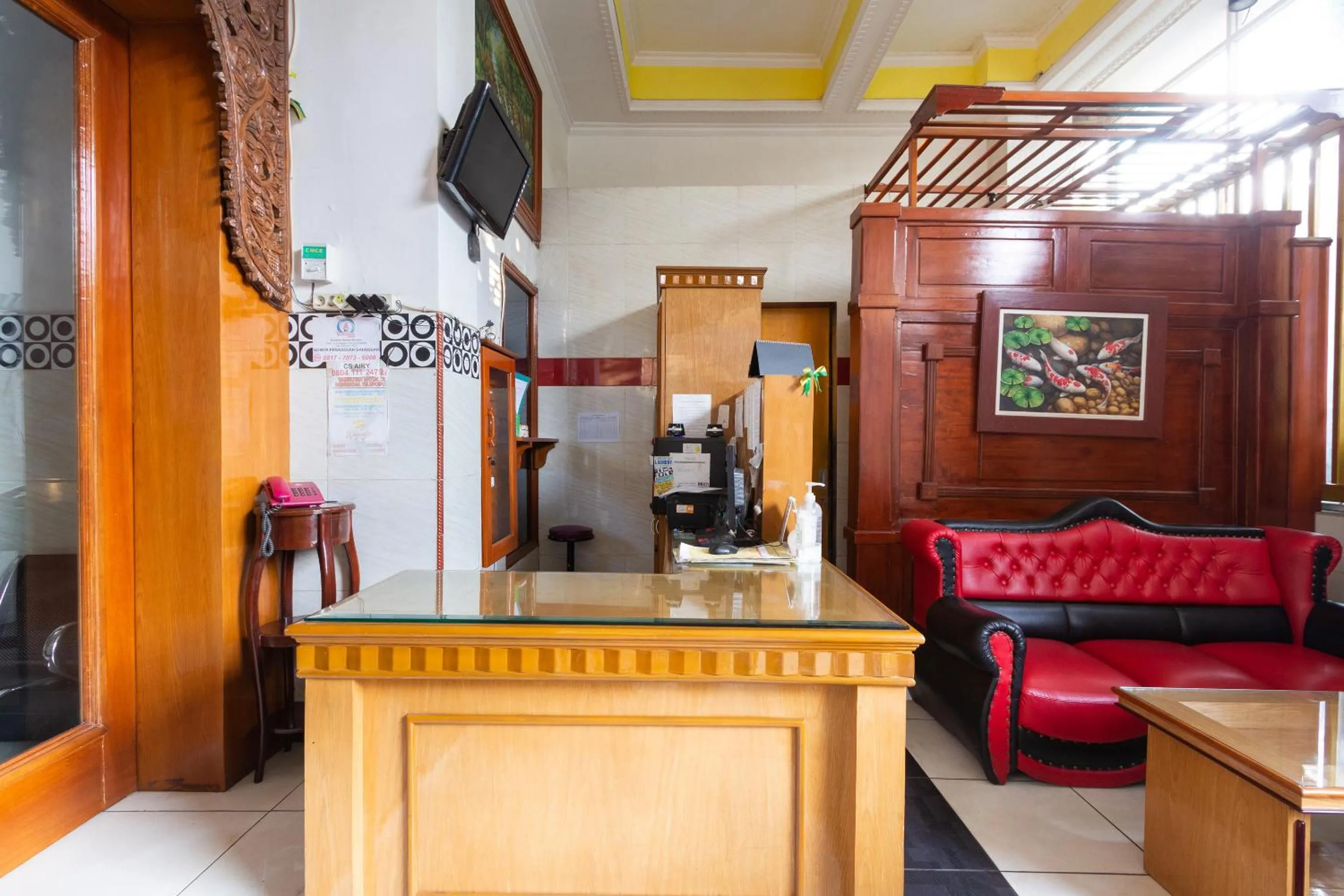 Lobby or reception in Homestay Gayatri Sawojajar near Univ Negeri Malang Kampus 2 Mitra RedDoorz