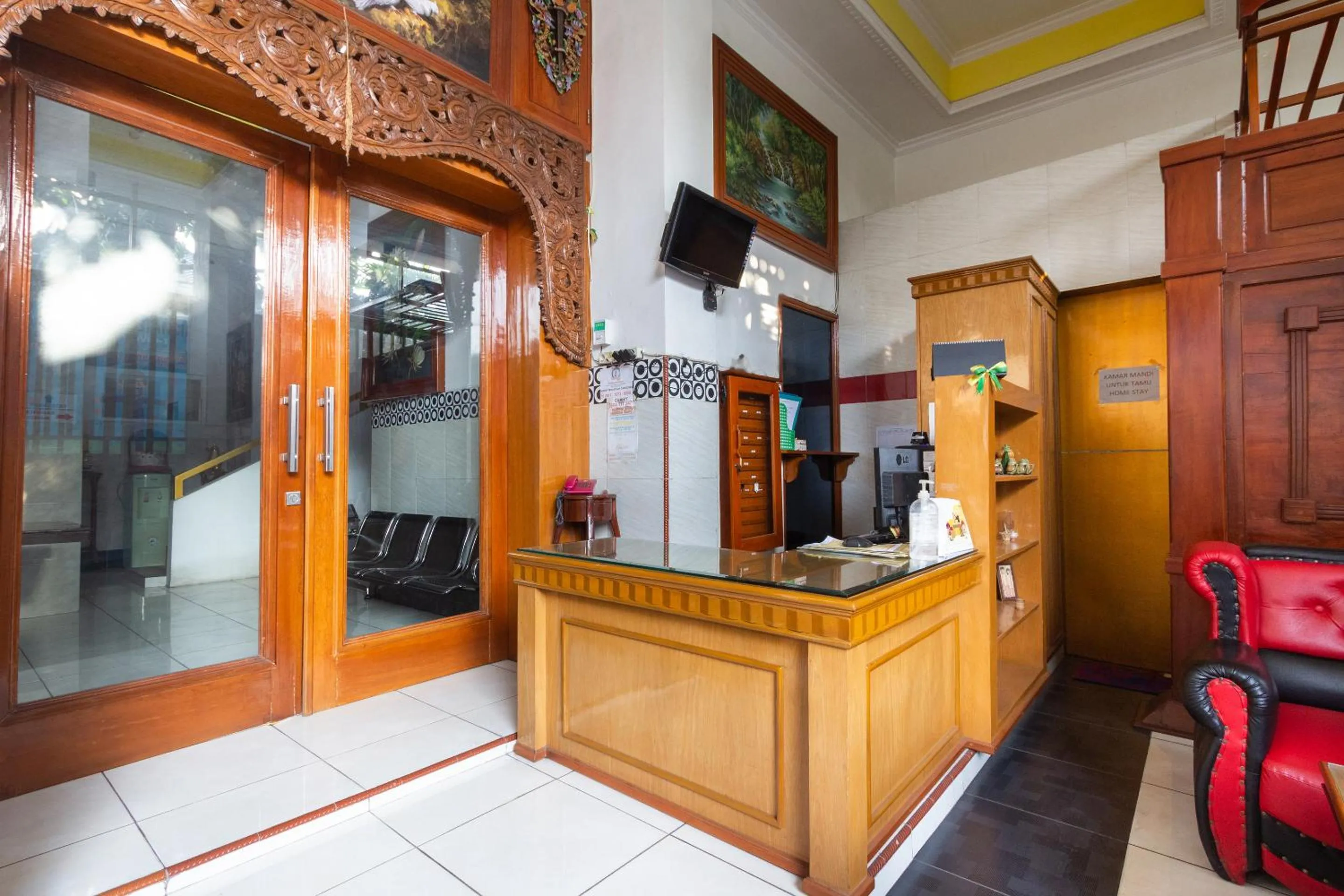 Lobby or reception in Homestay Gayatri Sawojajar near Univ Negeri Malang Kampus 2 Mitra RedDoorz