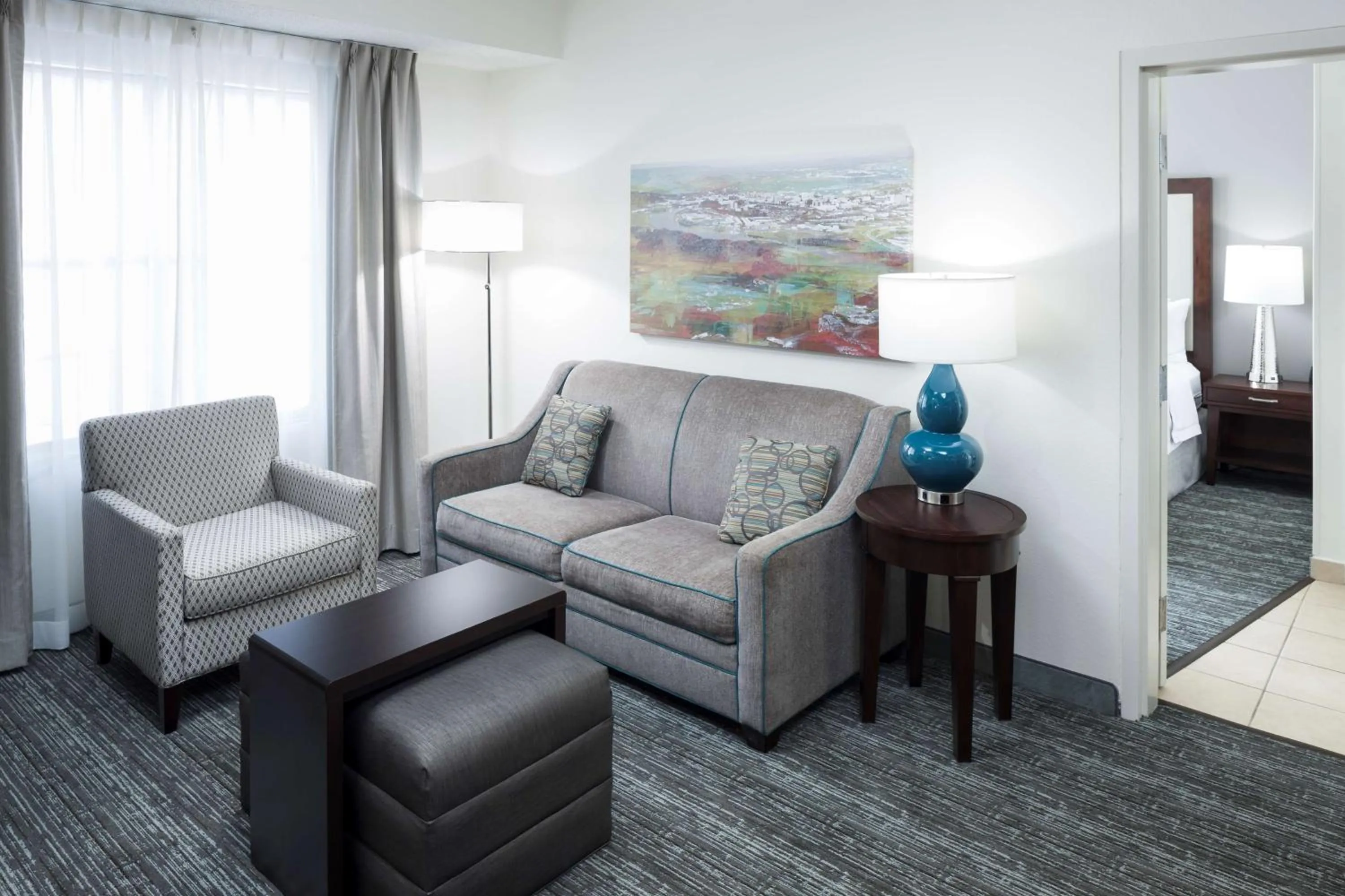 Living room in Homewood Suites by Hilton Chattanooga - Hamilton Place