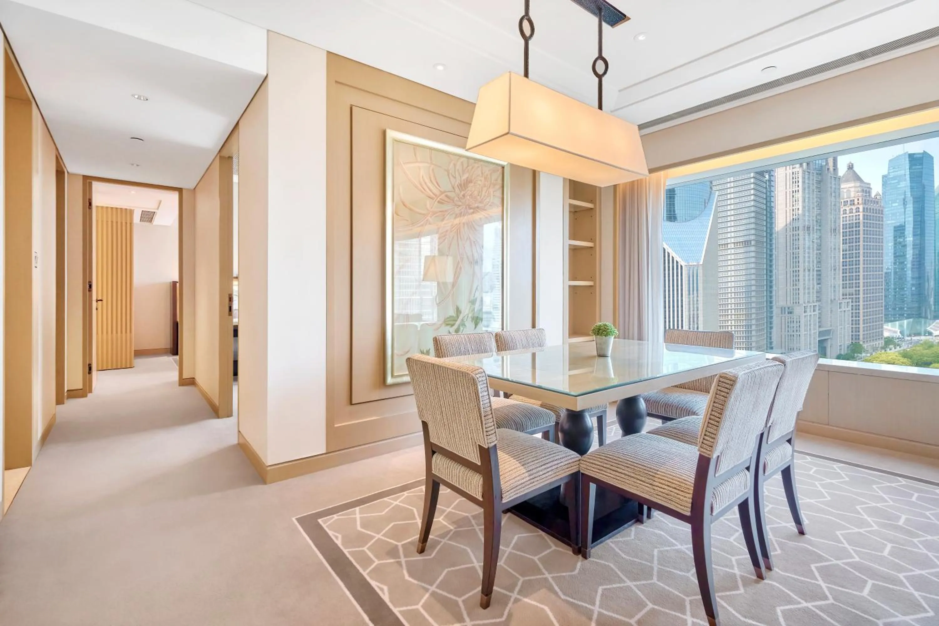 Dining area in IFC Residence
